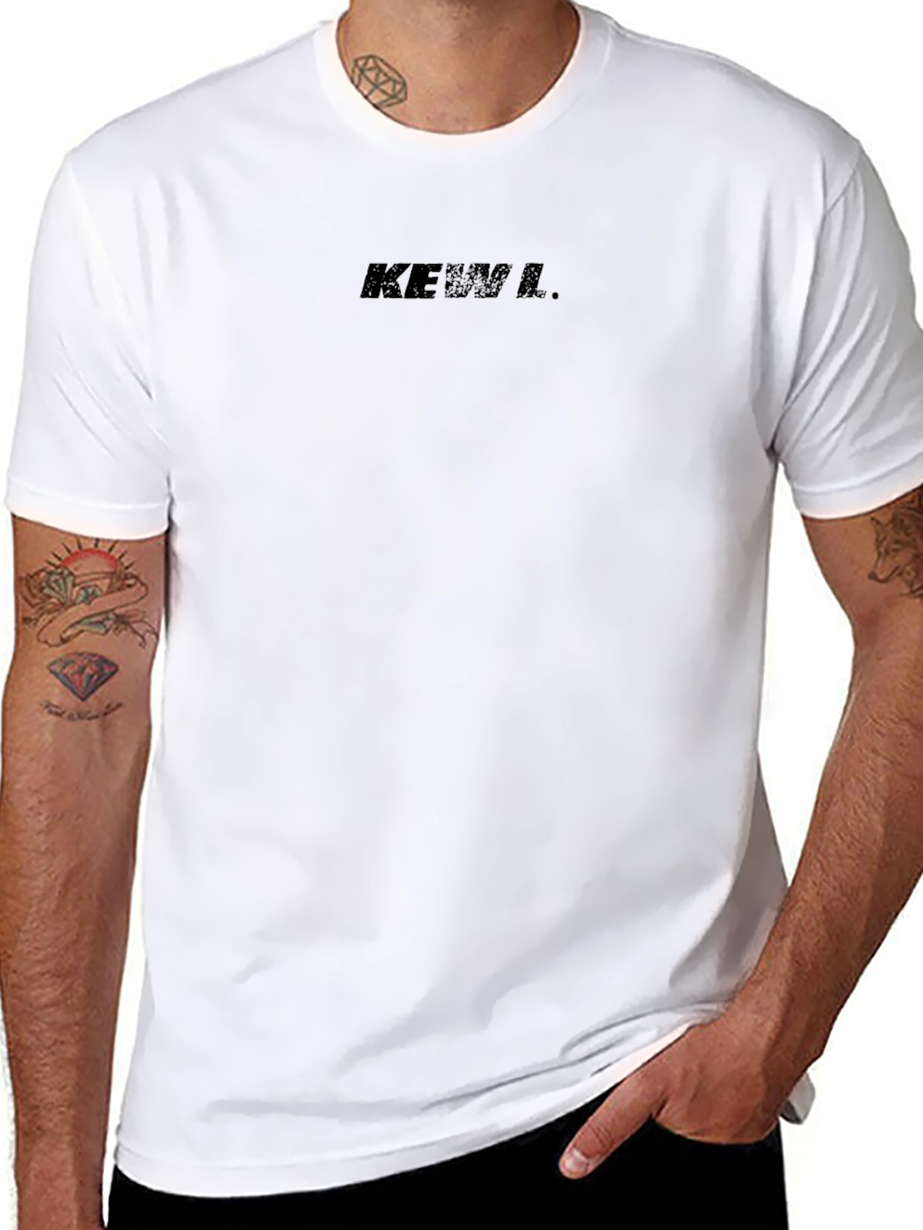 Mens Black Short Sleeve Graphic T-Shirt