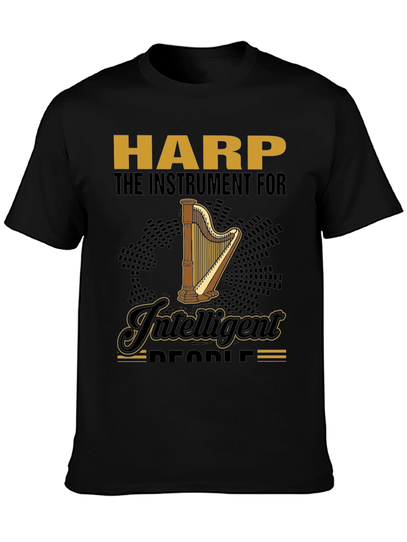 Intelligent People Harp Graphic Tee