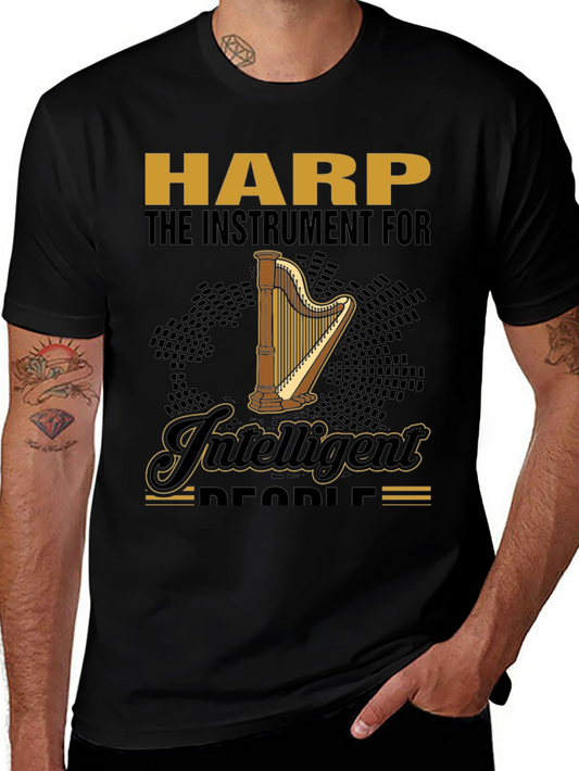 Intelligent People Harp Graphic Tee