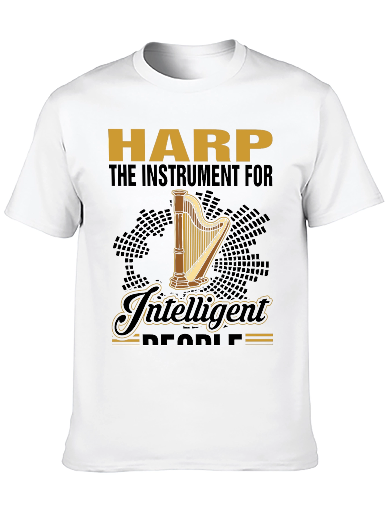 Intelligent People Harp Graphic Tee