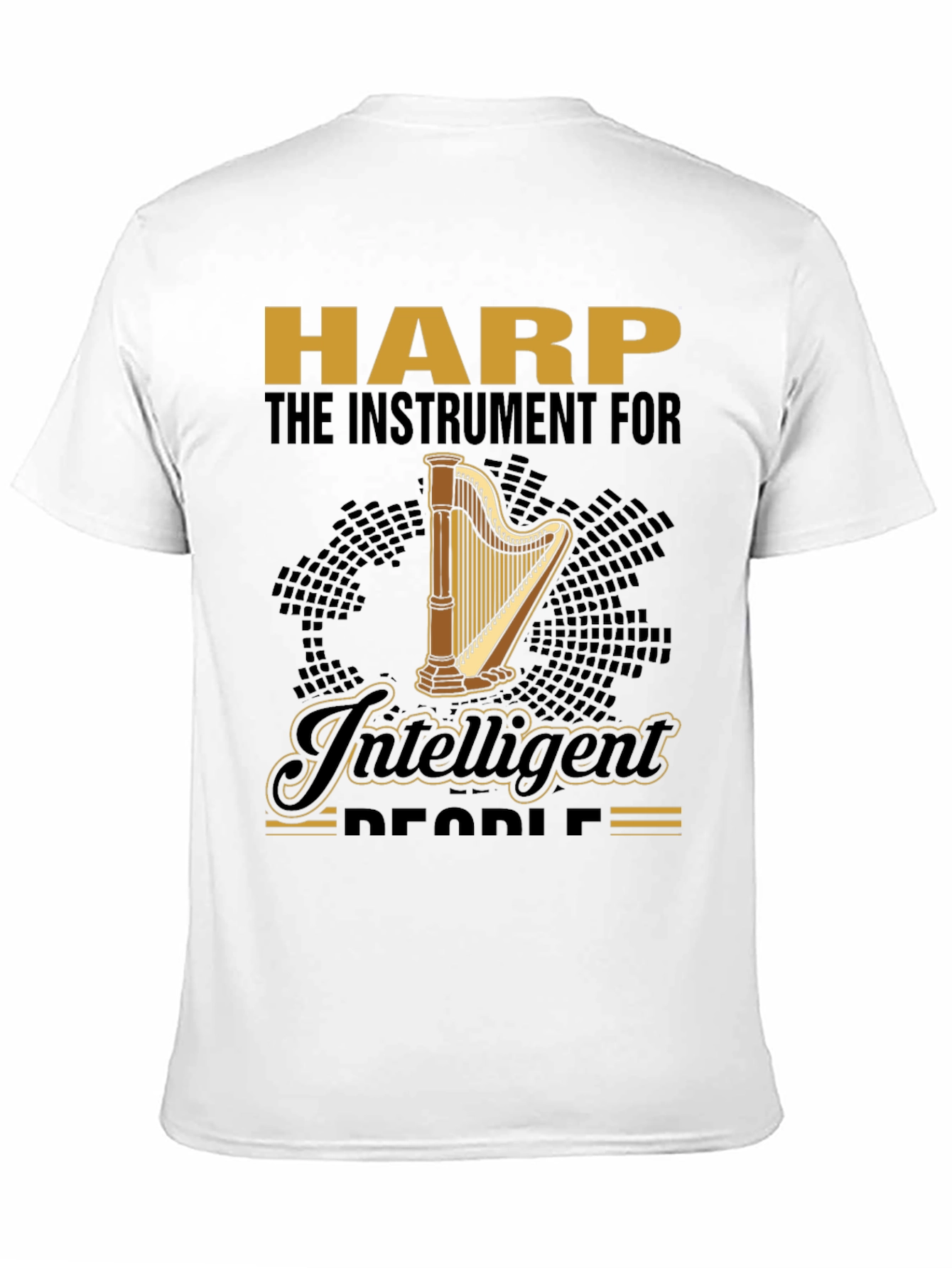 Intelligent People Harp Graphic Tee