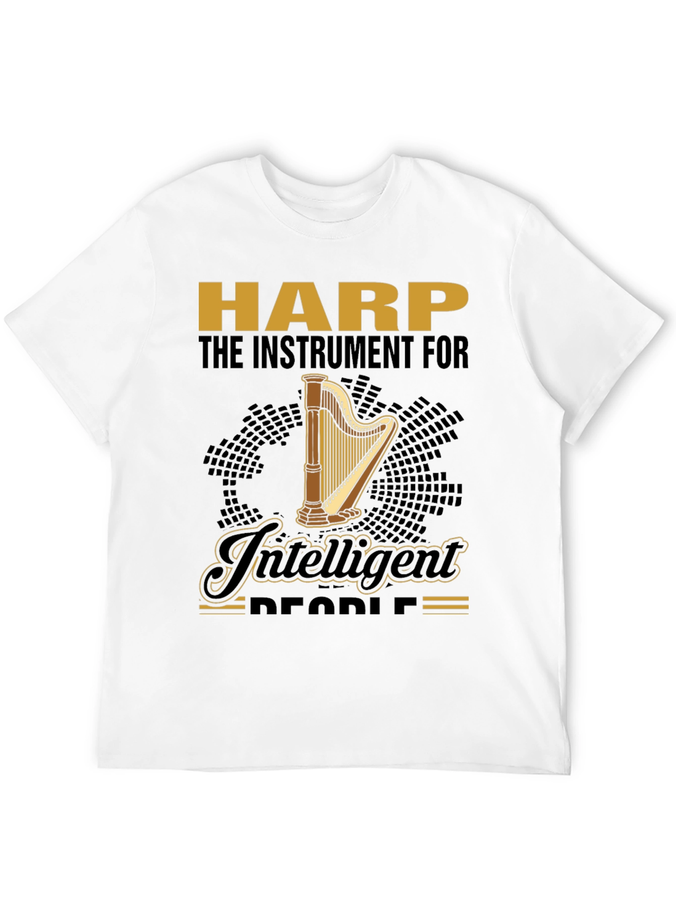 Intelligent People Harp Graphic Tee