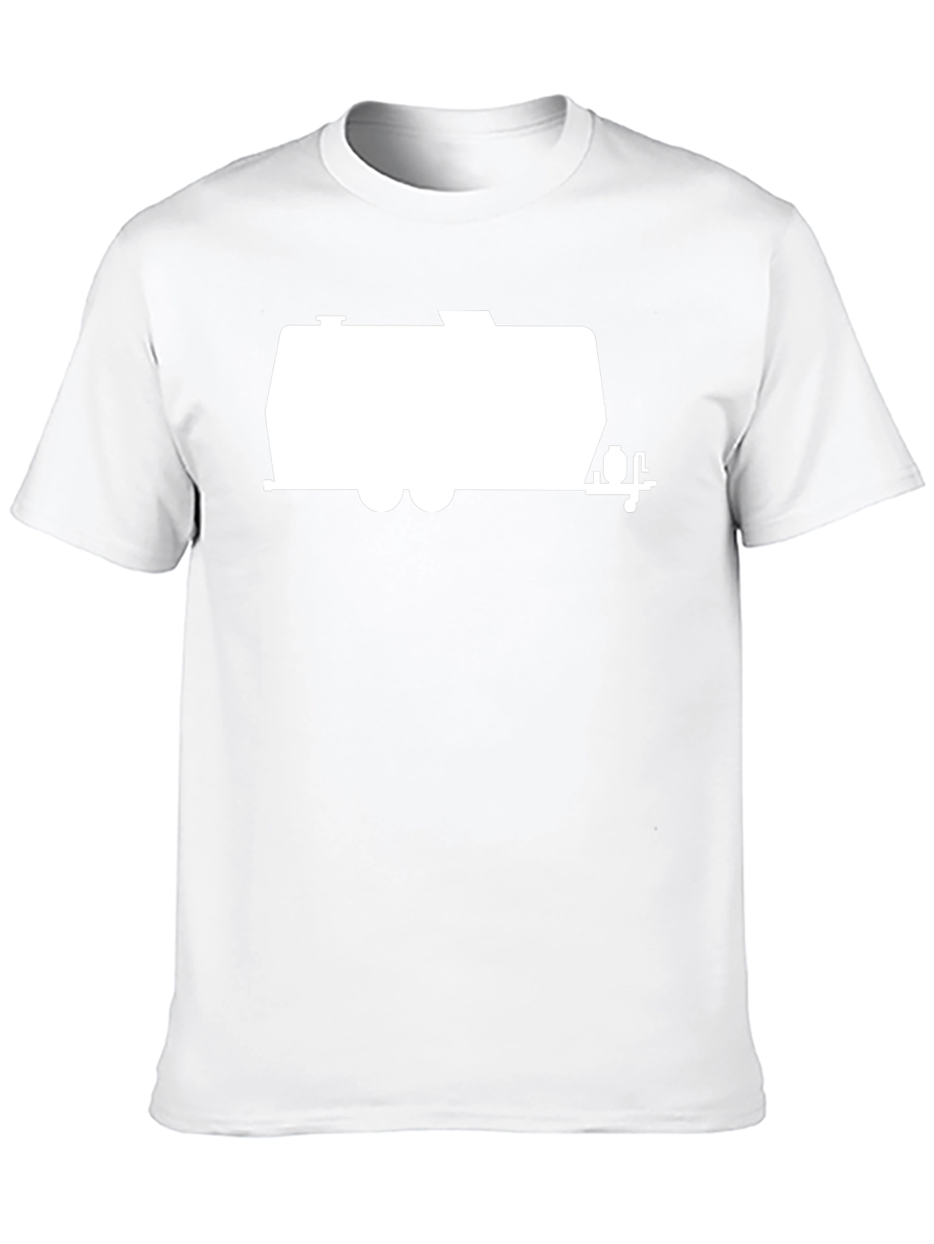 Retro Camper Graphic T-Shirt - Black Cotton Tee