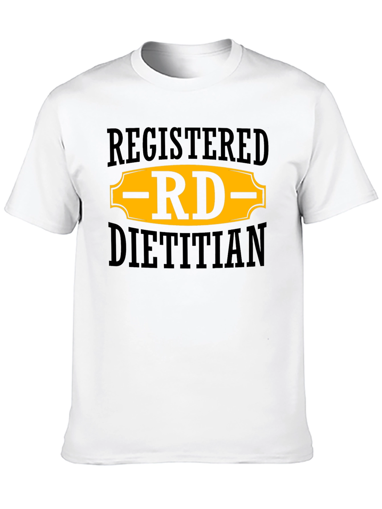 Registered Dietitian RD T-Shirt - Black