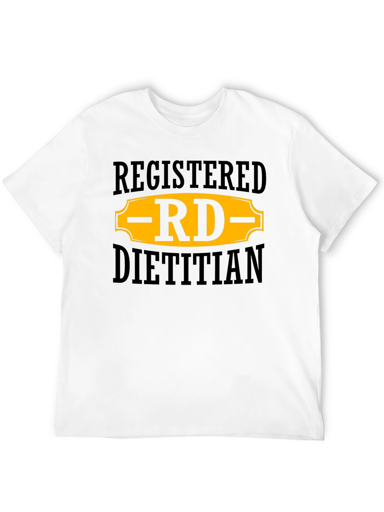 Registered Dietitian RD T-Shirt - Black