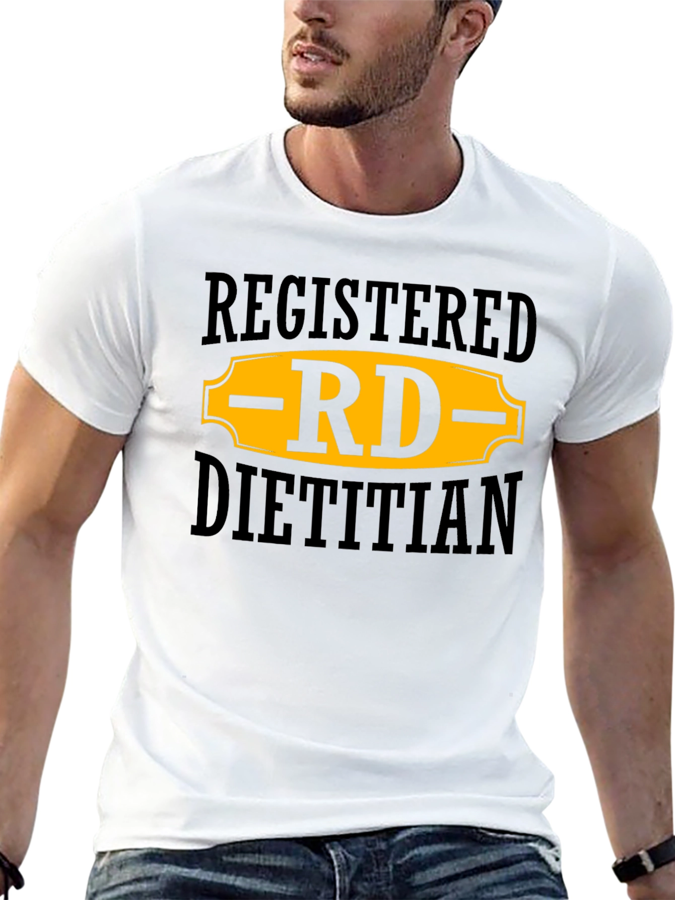 Registered Dietitian RD T-Shirt - Black