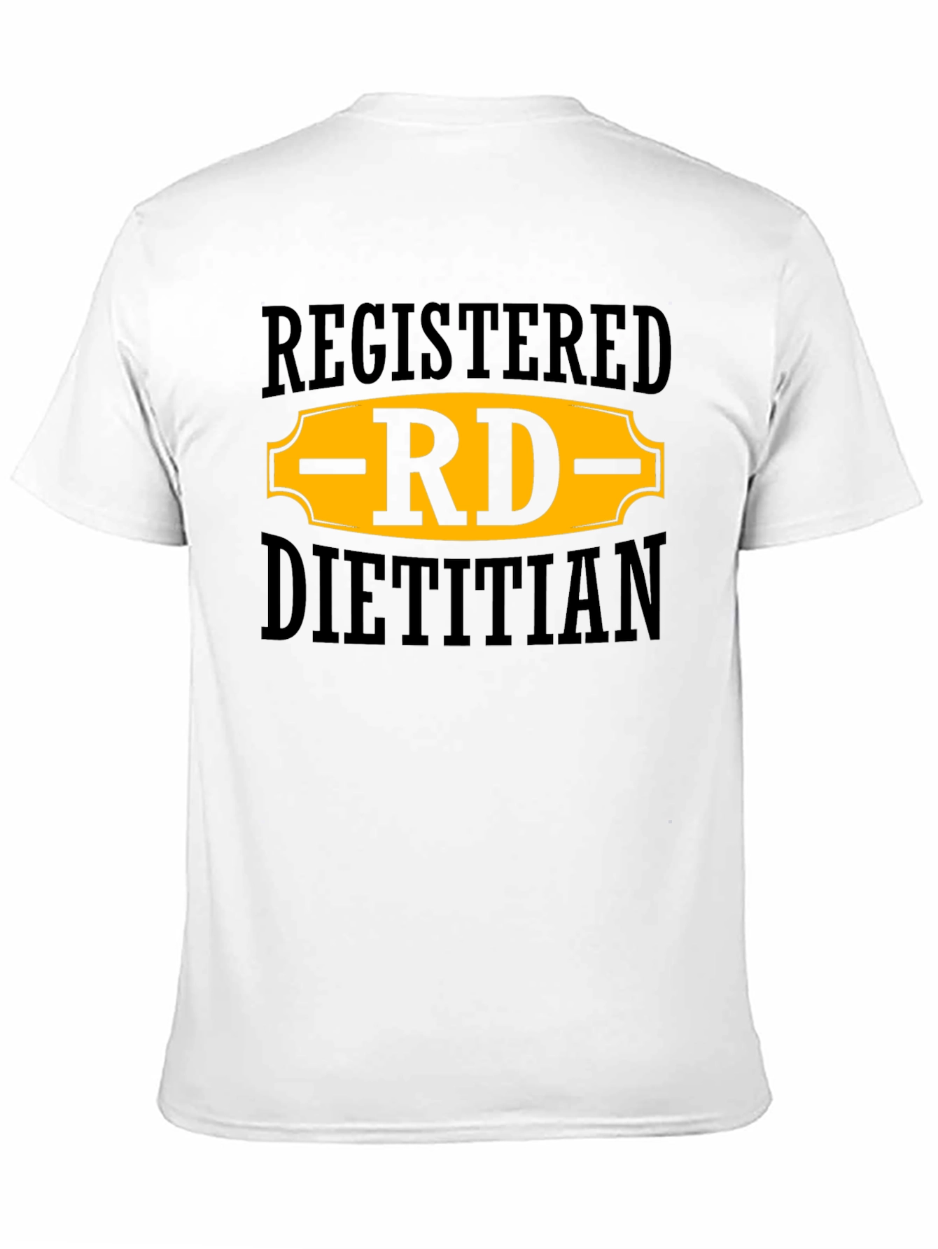 Registered Dietitian RD T-Shirt - Black