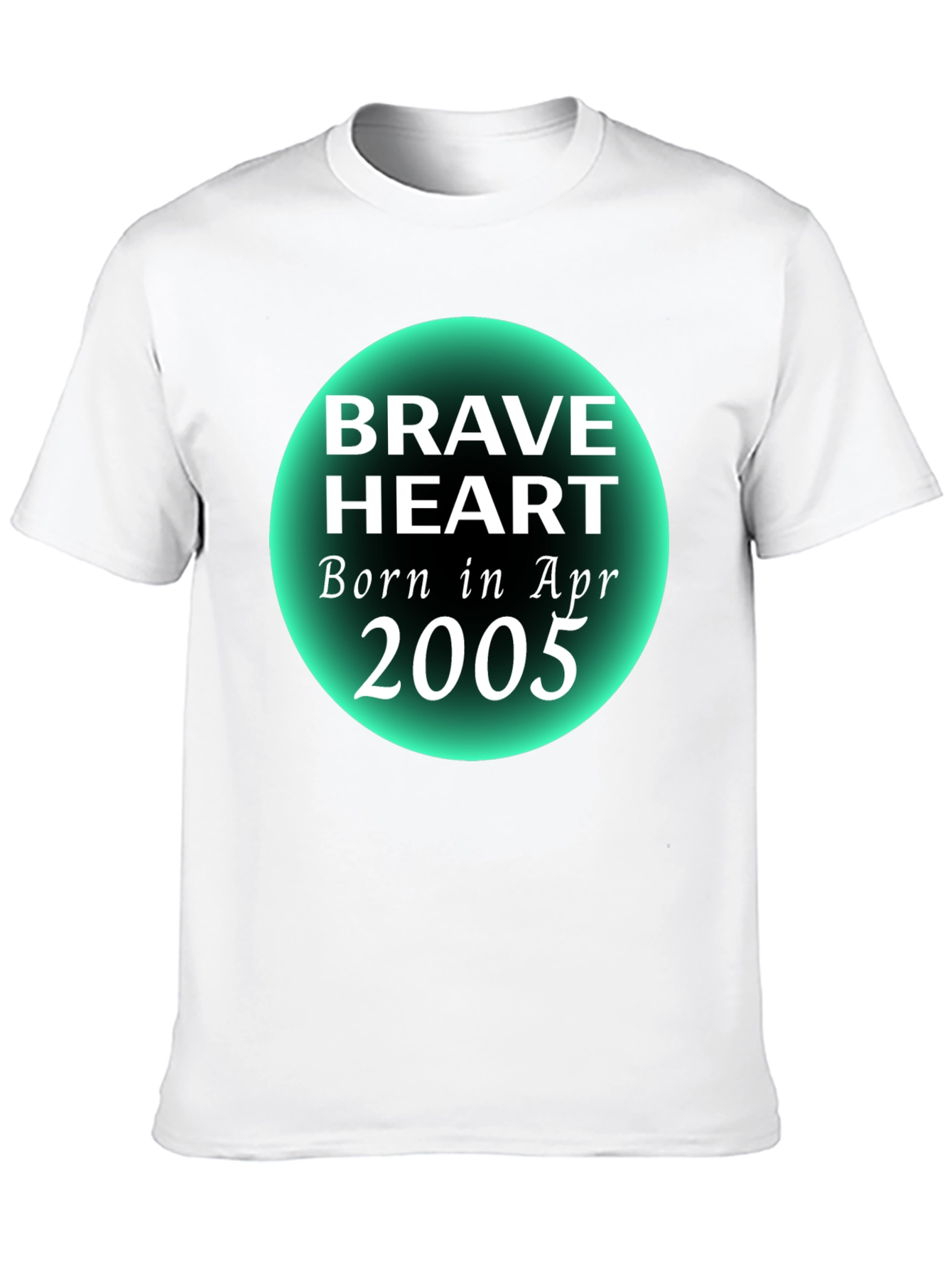 Brave Heart Born in April 2005 T-Shirt