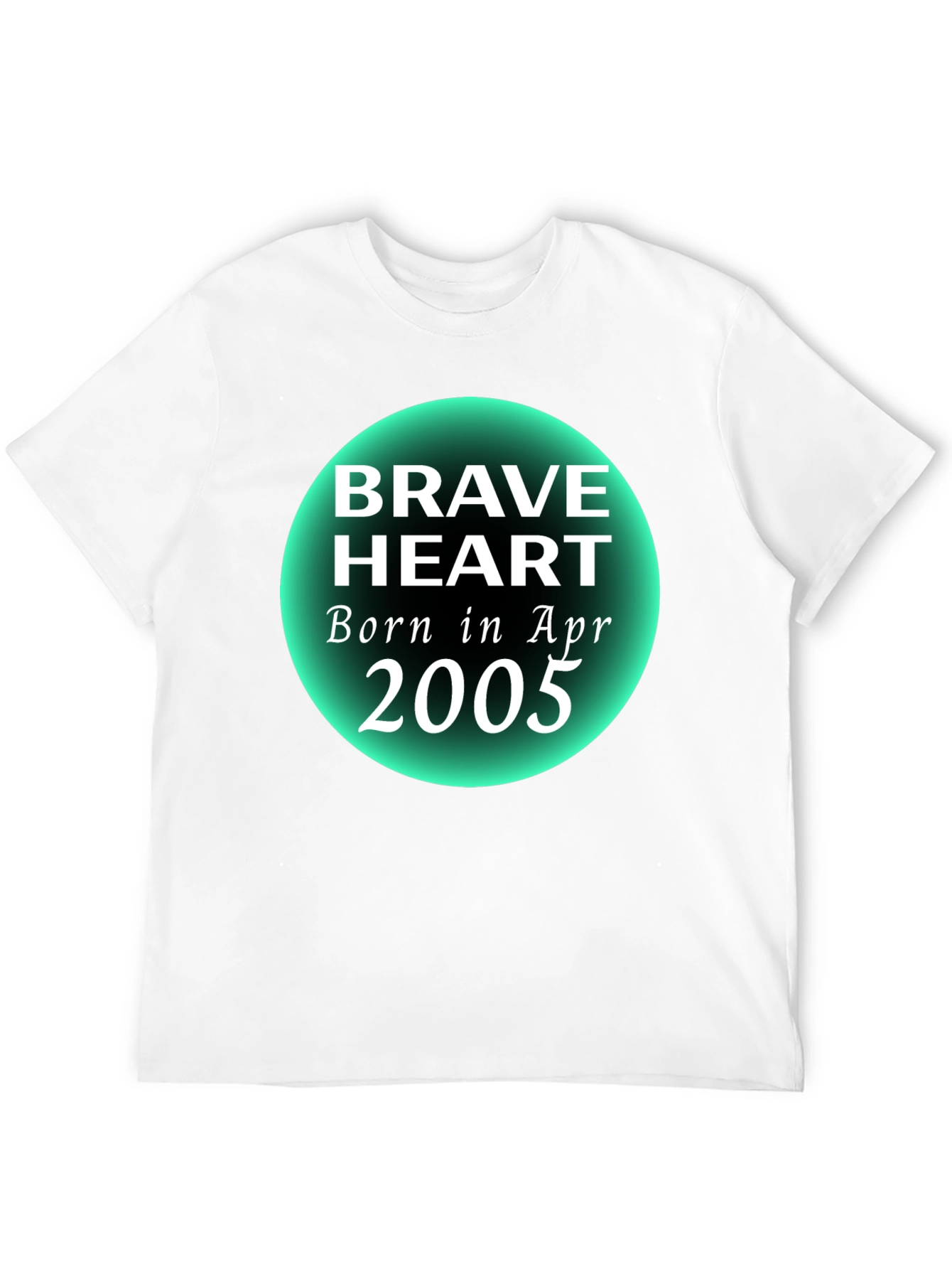 Brave Heart Born in April 2005 T-Shirt