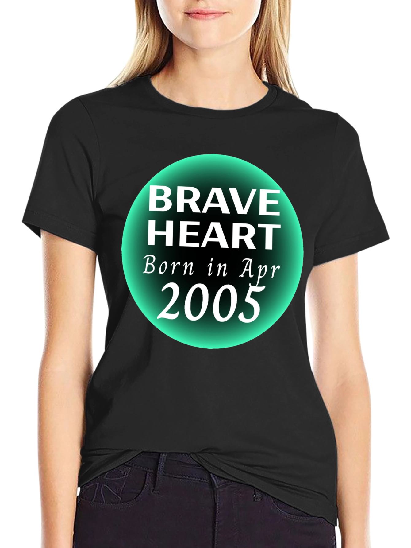 Brave Heart Born in April 2005 T-Shirt