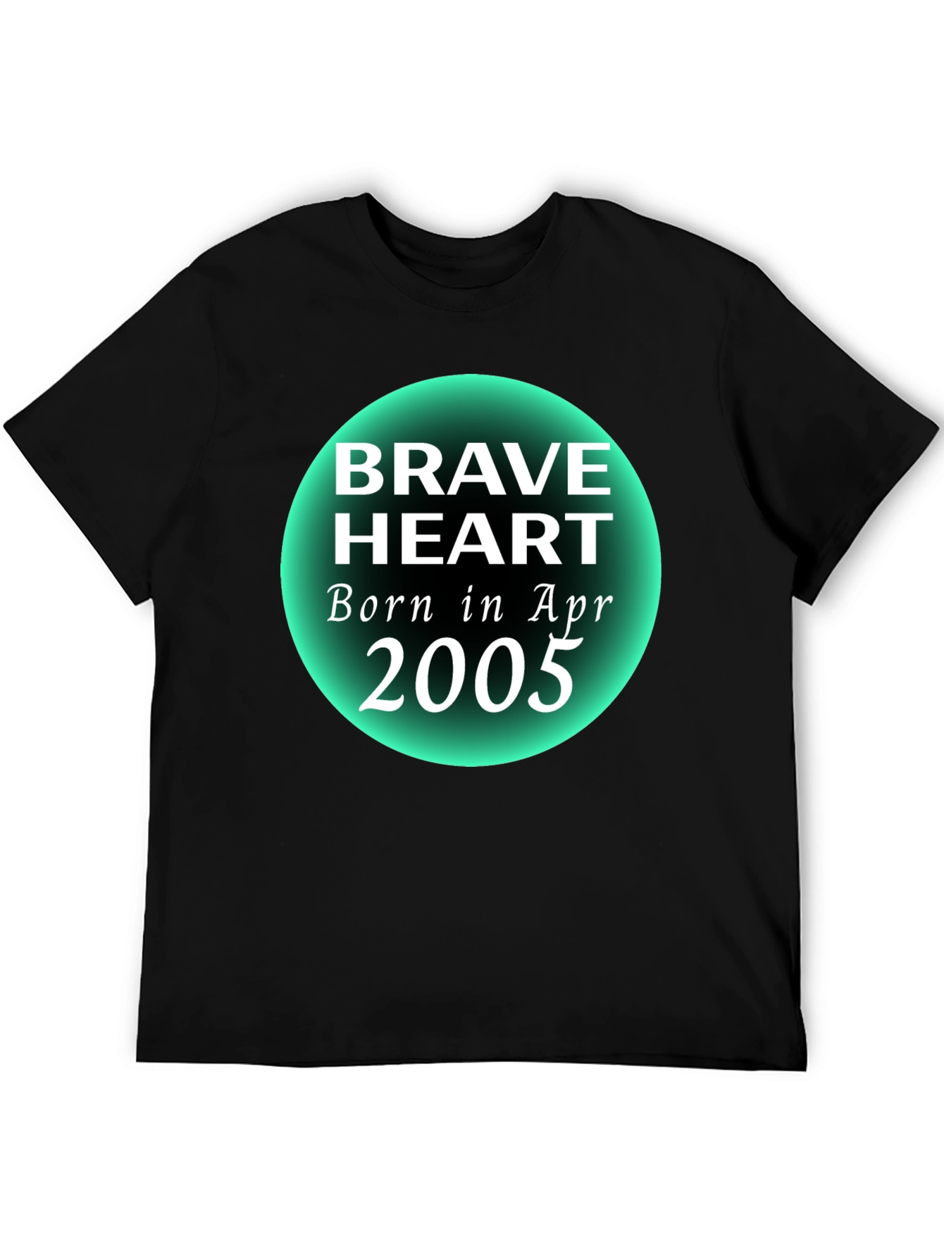 Brave Heart Born in April 2005 T-Shirt