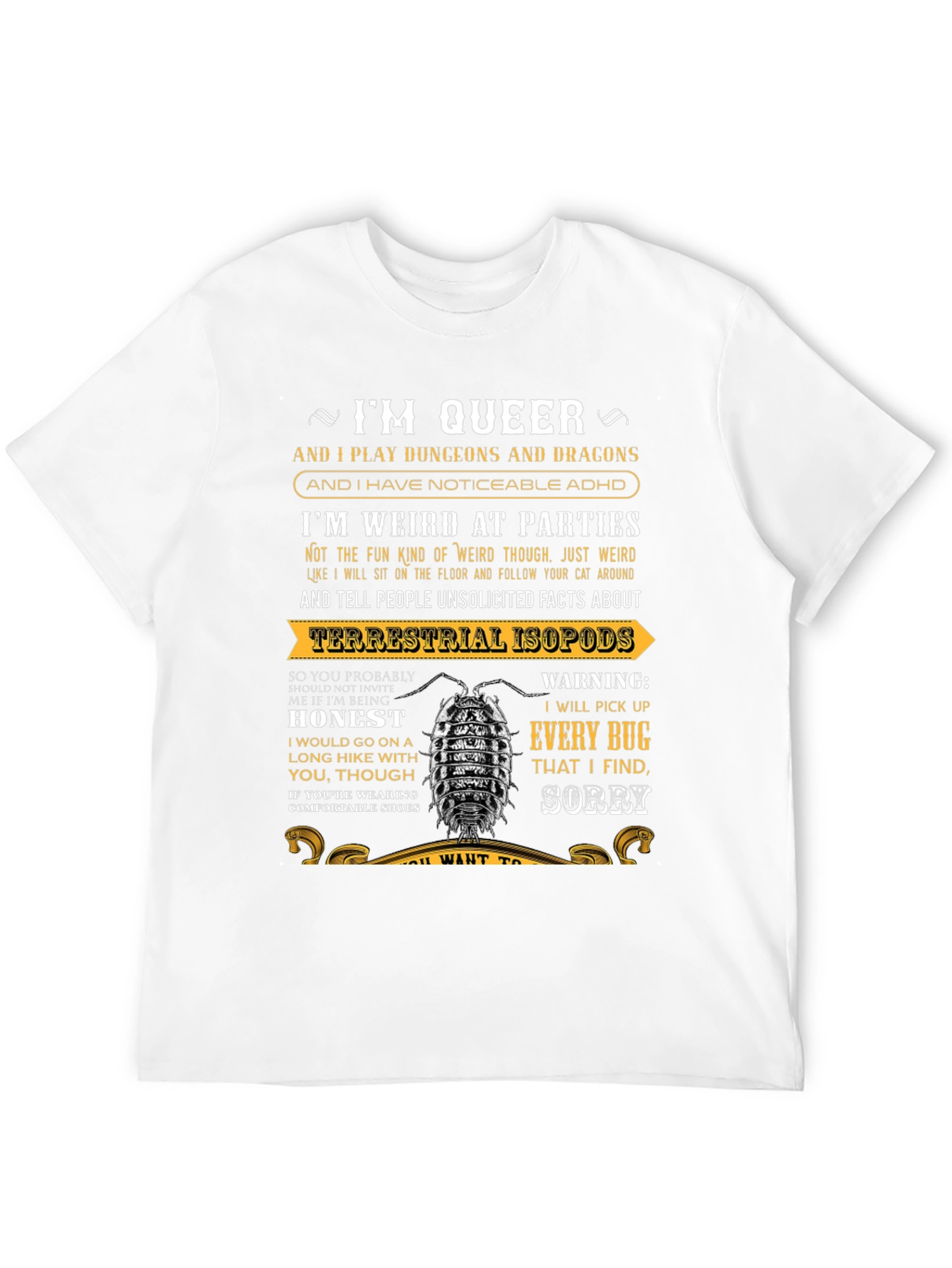 Queer Dungeon Master Bug Lover T-Shirt