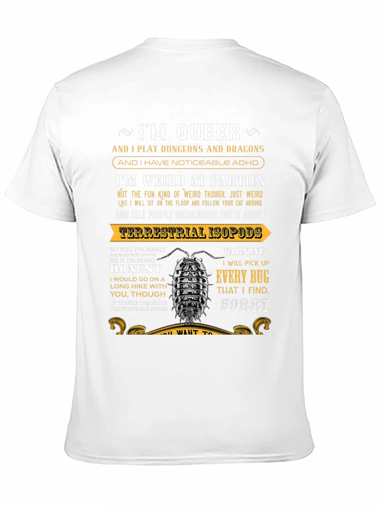 Queer Dungeon Master Bug Lover T-Shirt