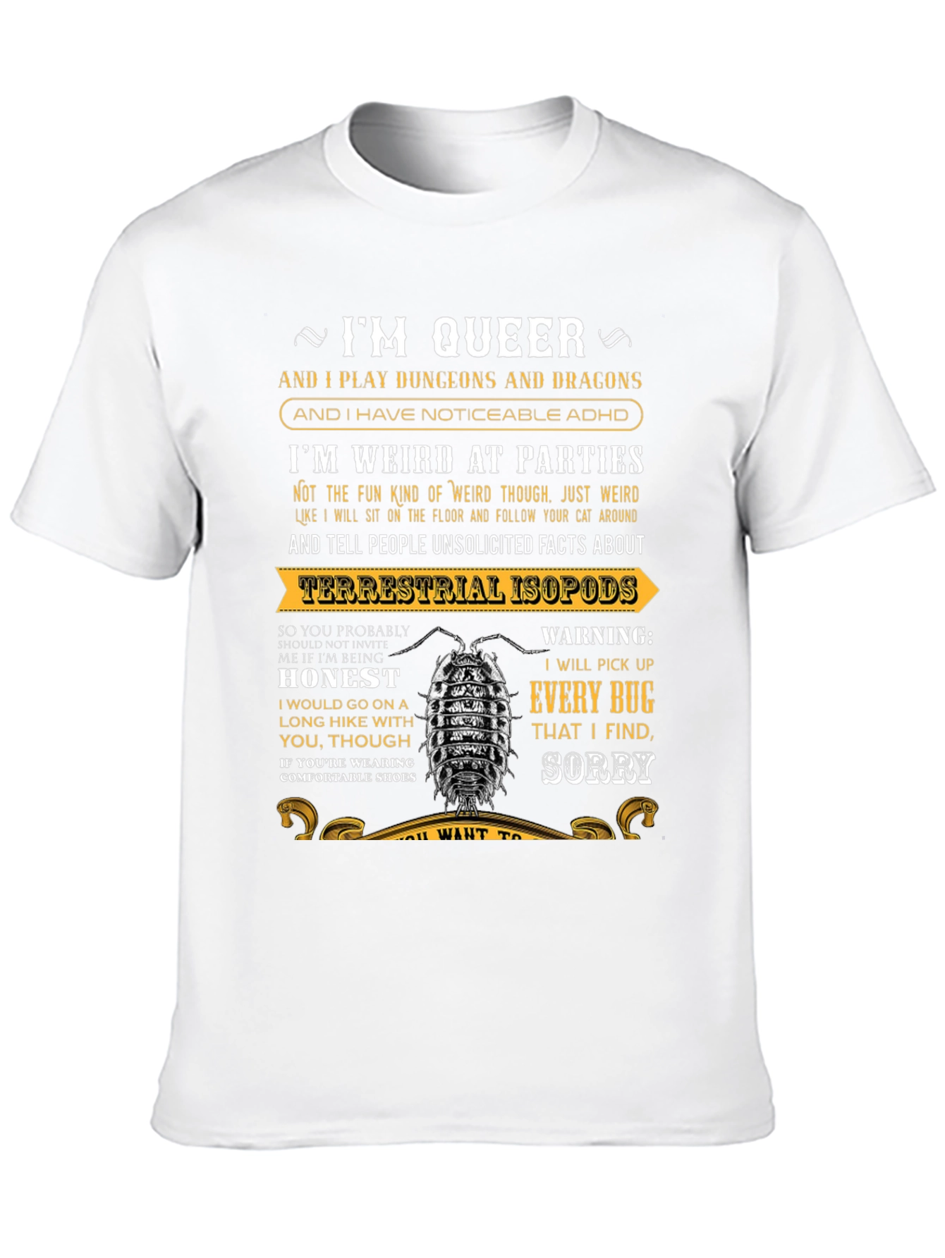 Queer Dungeon Master Bug Lover T-Shirt