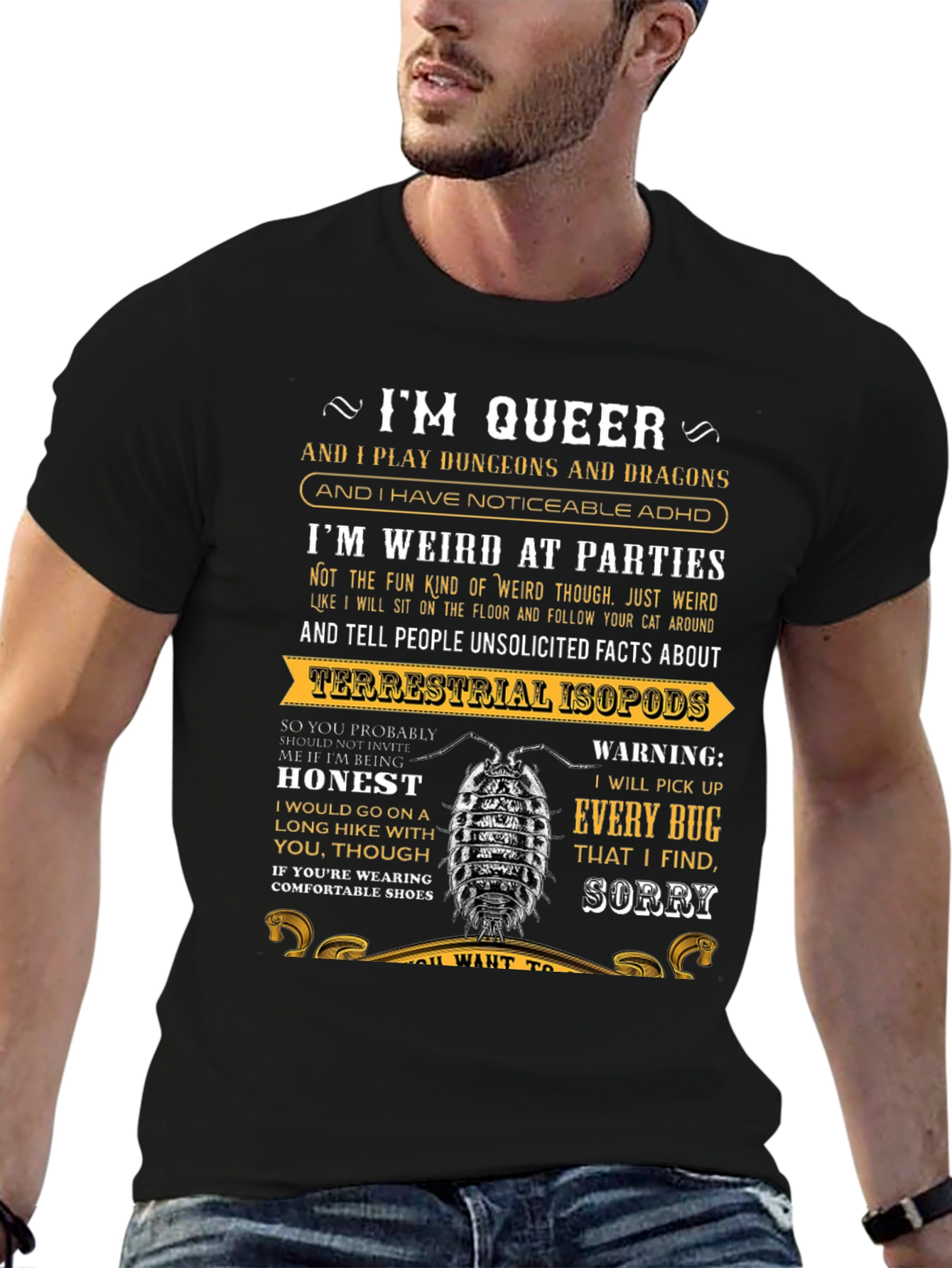 Queer Dungeon Master Bug Lover T-Shirt