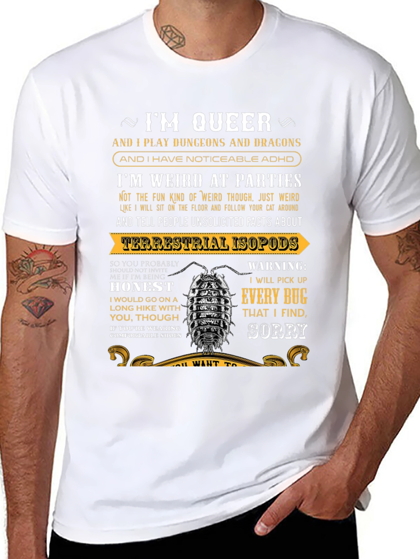 Queer Dungeon Master Bug Lover T-Shirt