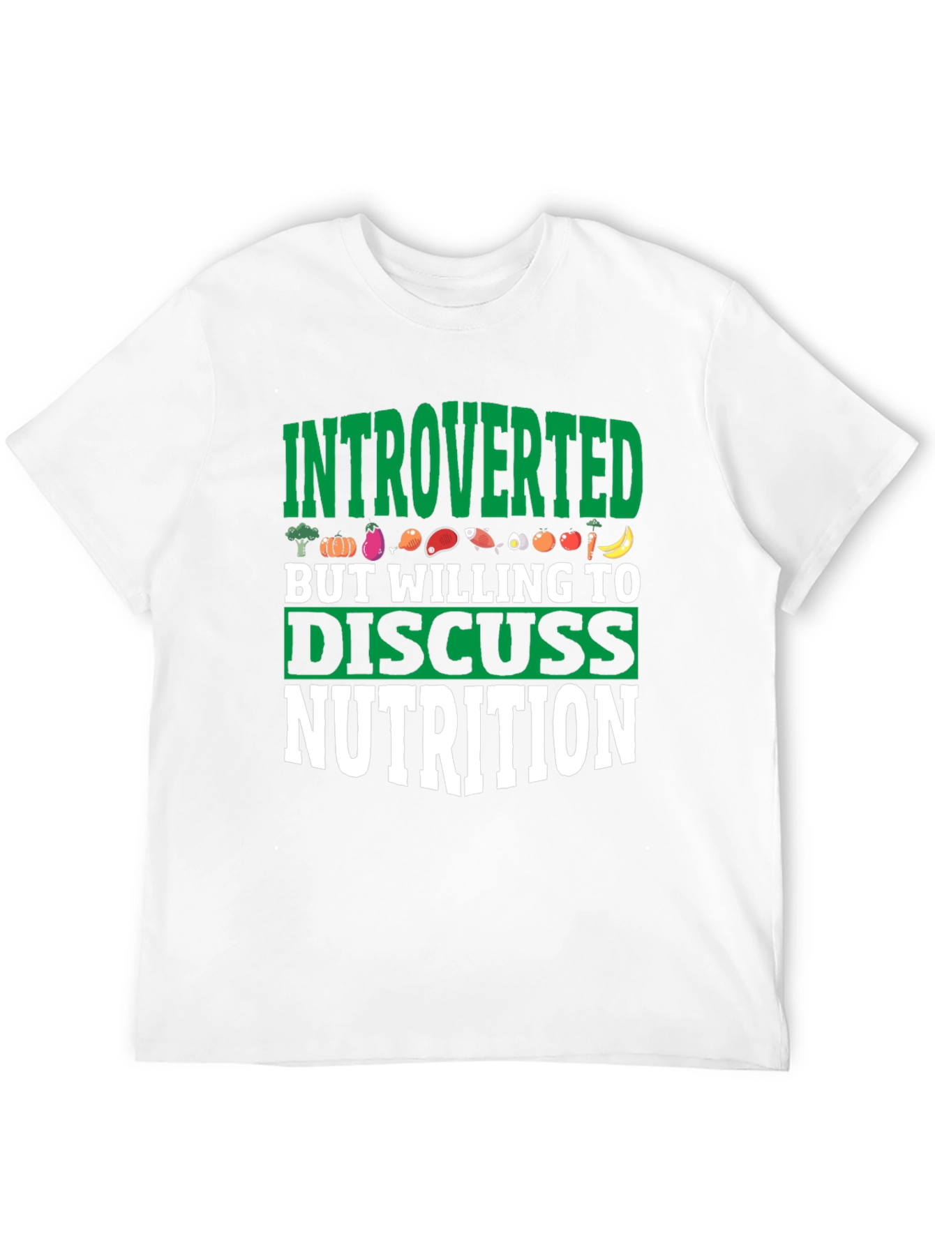 Introverted Nutrition T-Shirt: Discuss Food in Style!