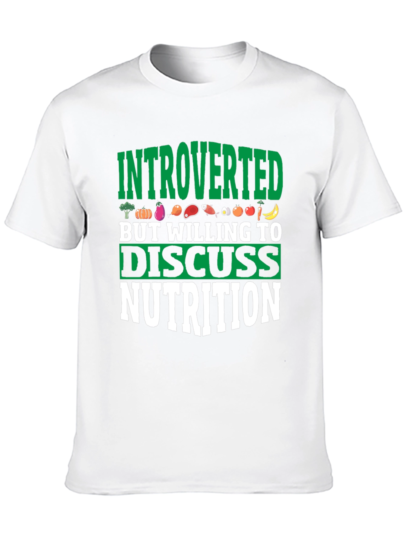 Introverted Nutrition T-Shirt: Discuss Food in Style!