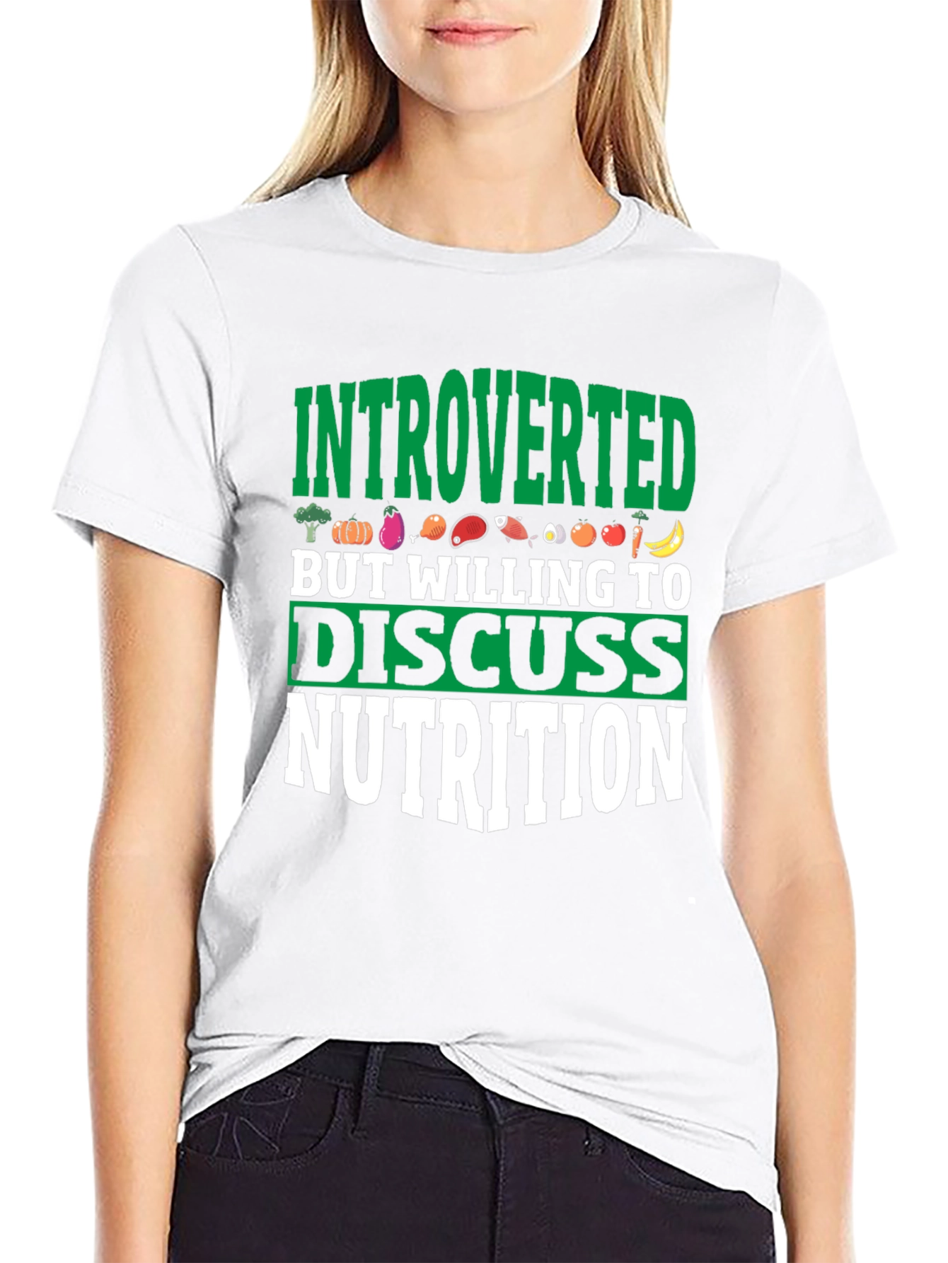 Introverted Nutrition T-Shirt: Discuss Food in Style!
