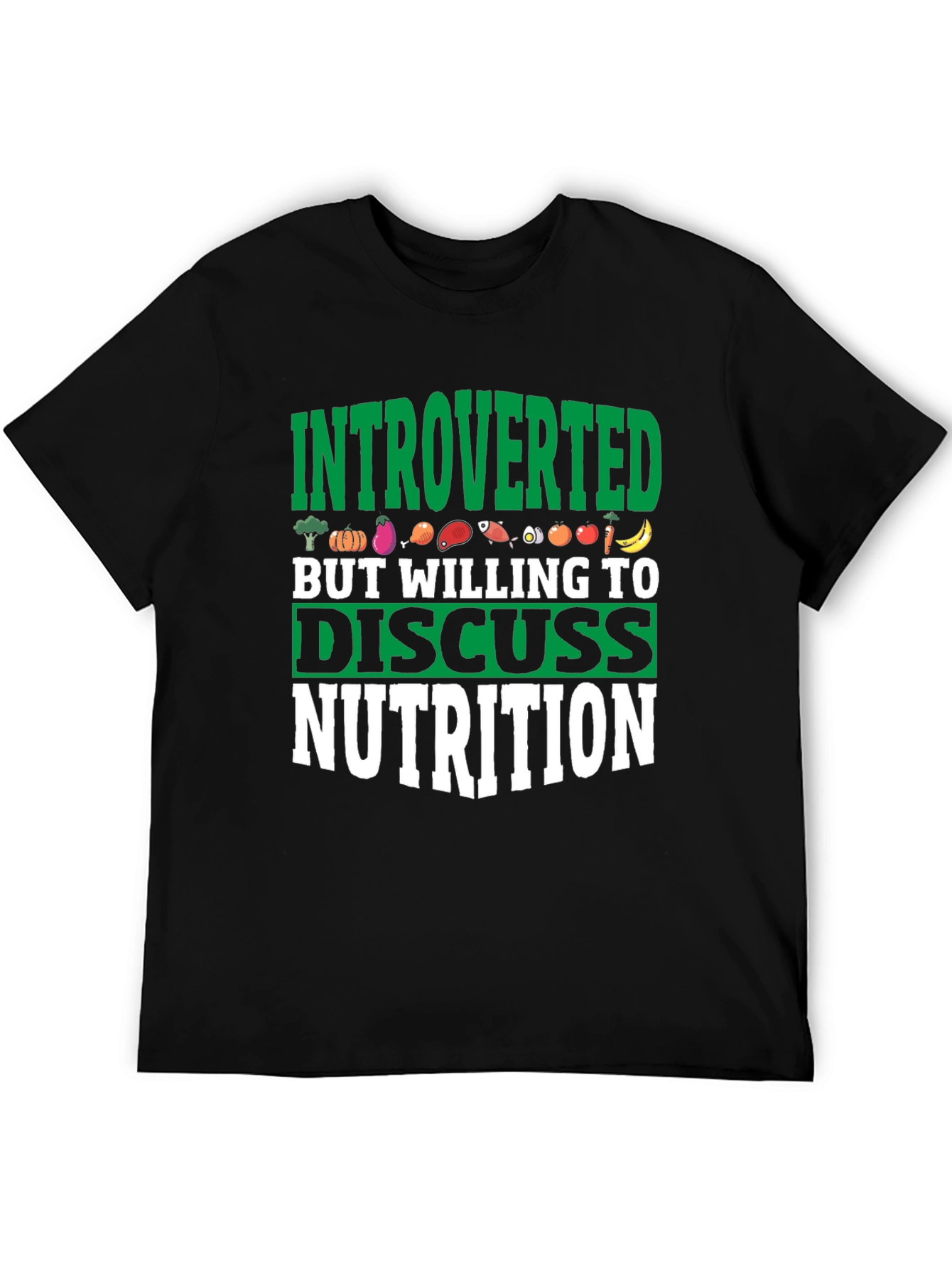 Introverted Nutrition T-Shirt: Discuss Food in Style!