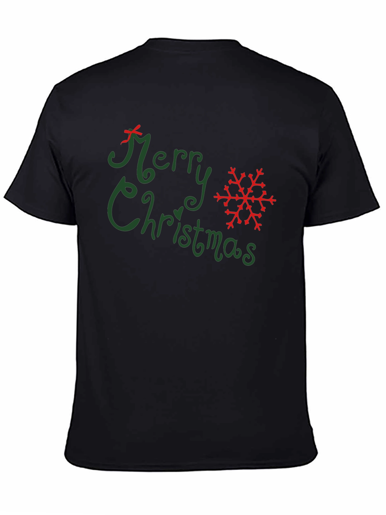 Merry Christmas Graphic Tee - Holiday Festive Shirt