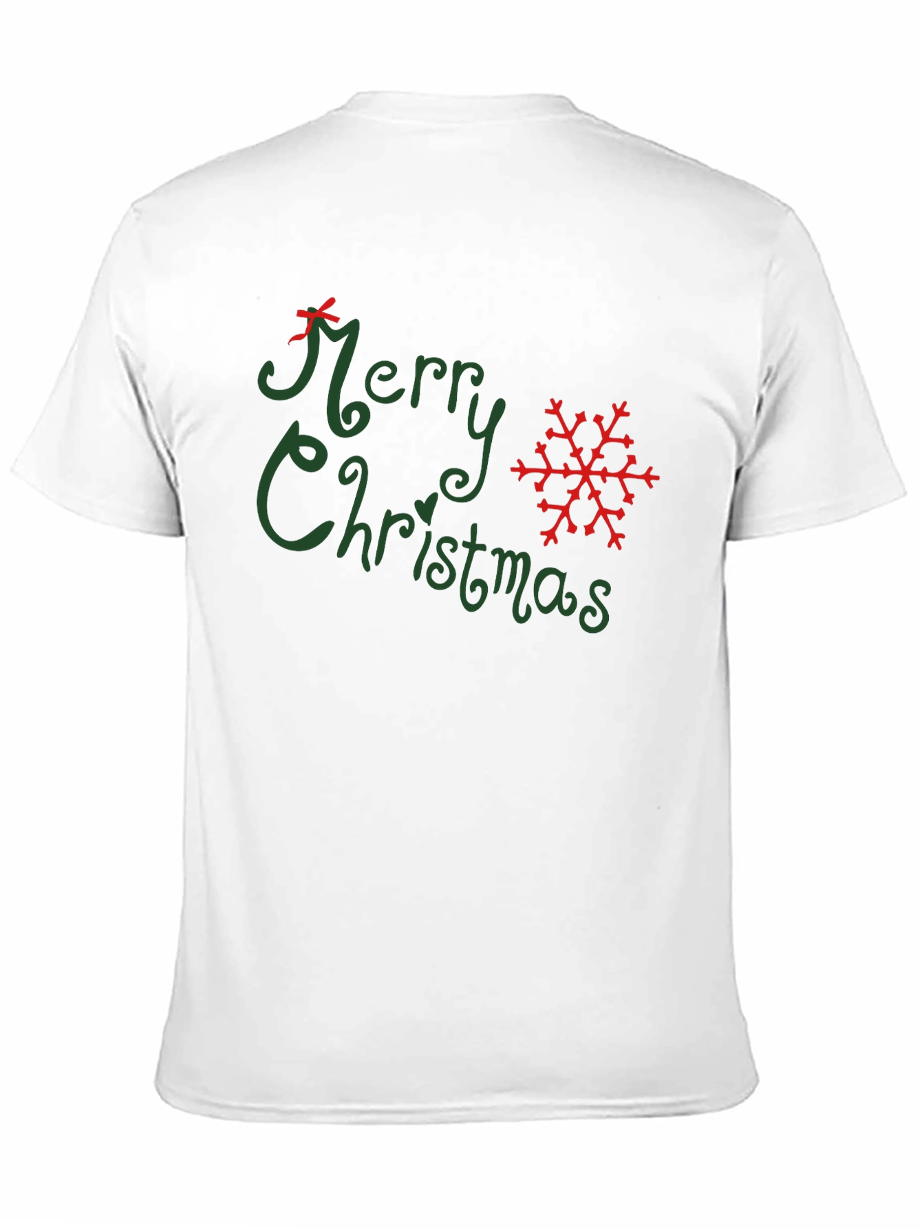 Merry Christmas Graphic Tee - Holiday Festive Shirt