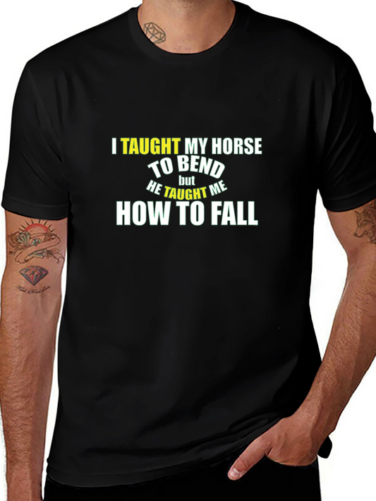 Funny Horse Riding T-Shirt - How to Fall