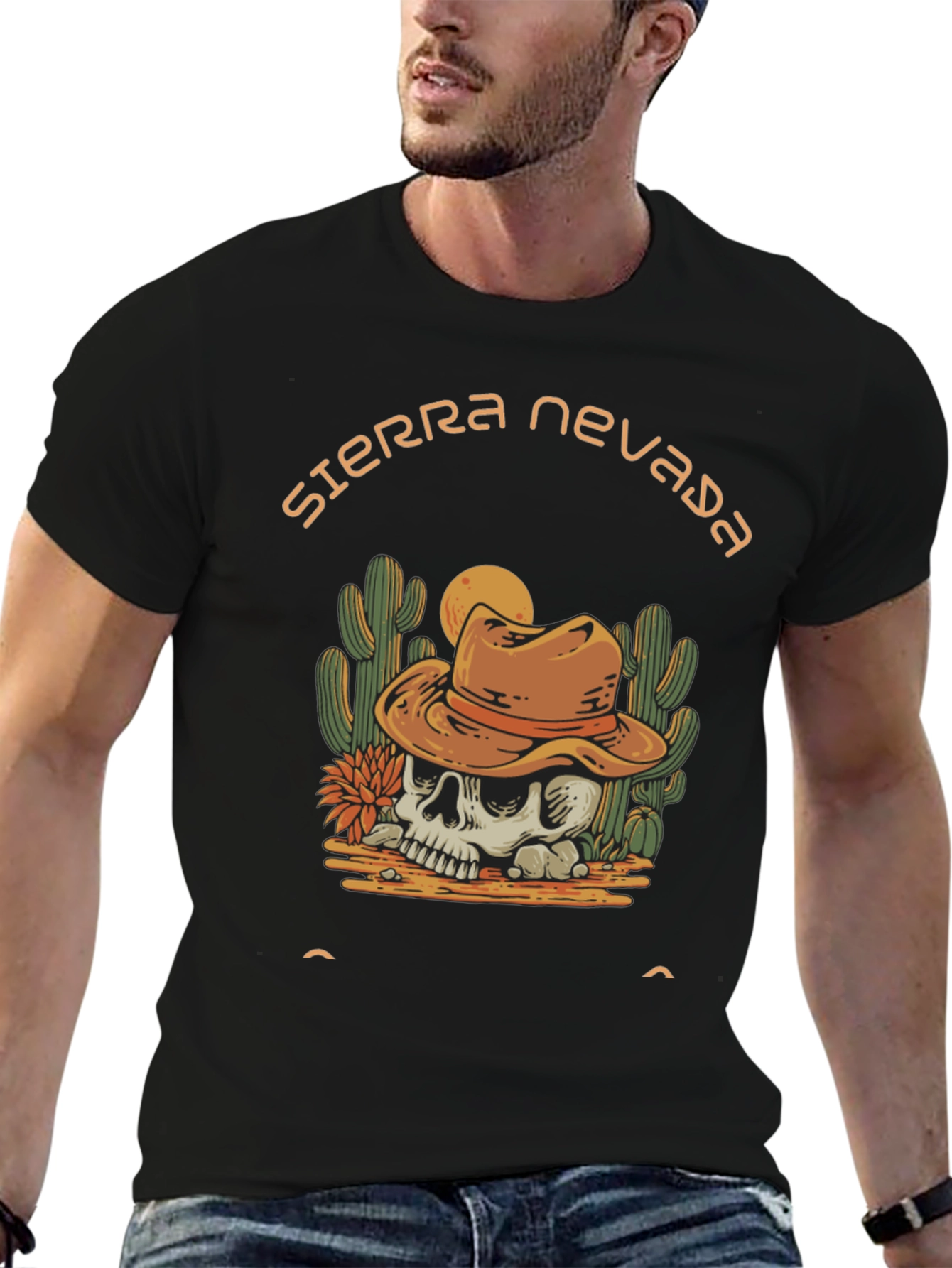 Sierra Nevada Skull Cowboy T-Shirt