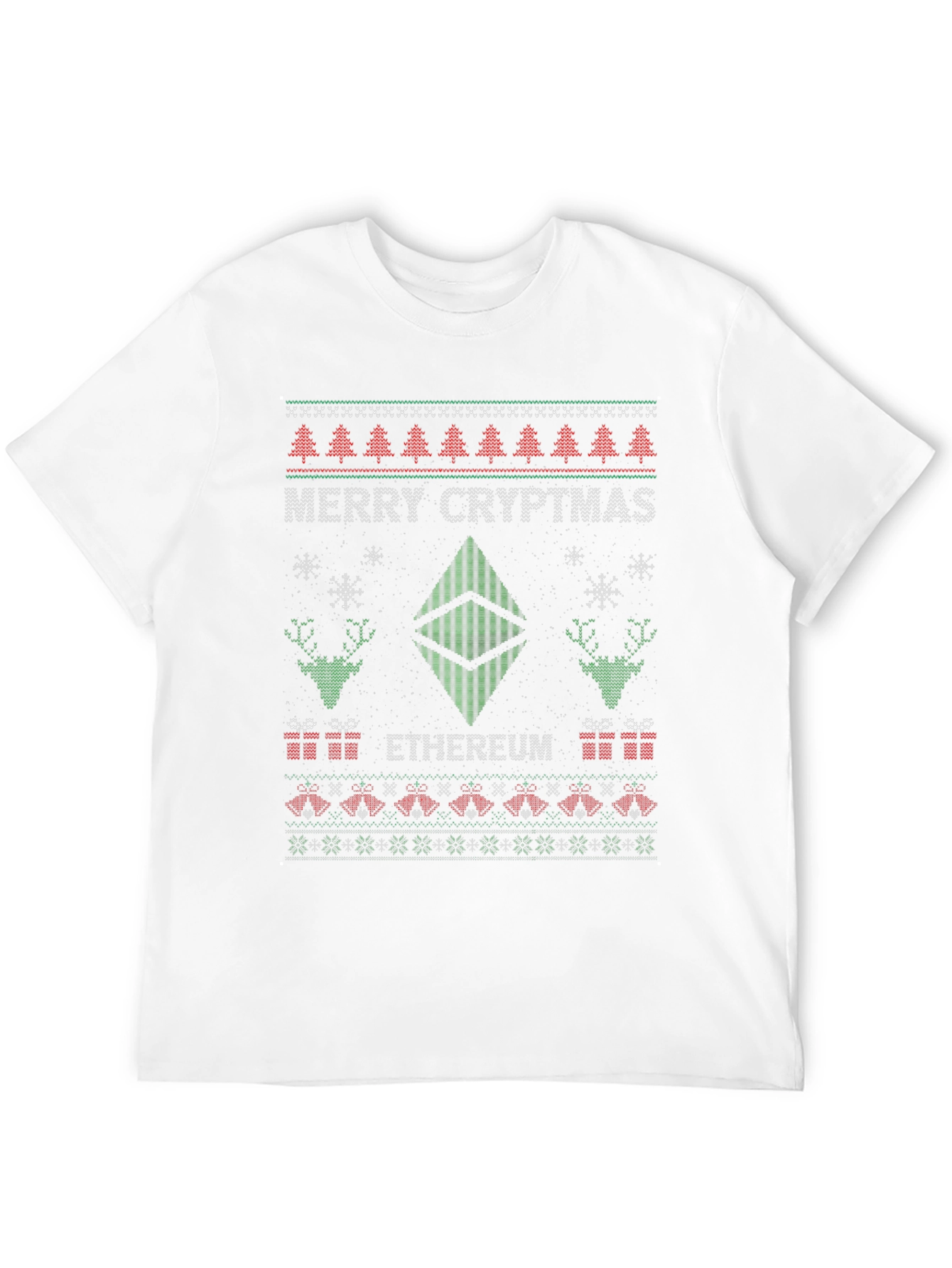 Merry Cryptmas Ethereum Ugly Christmas Sweater T-Shirt