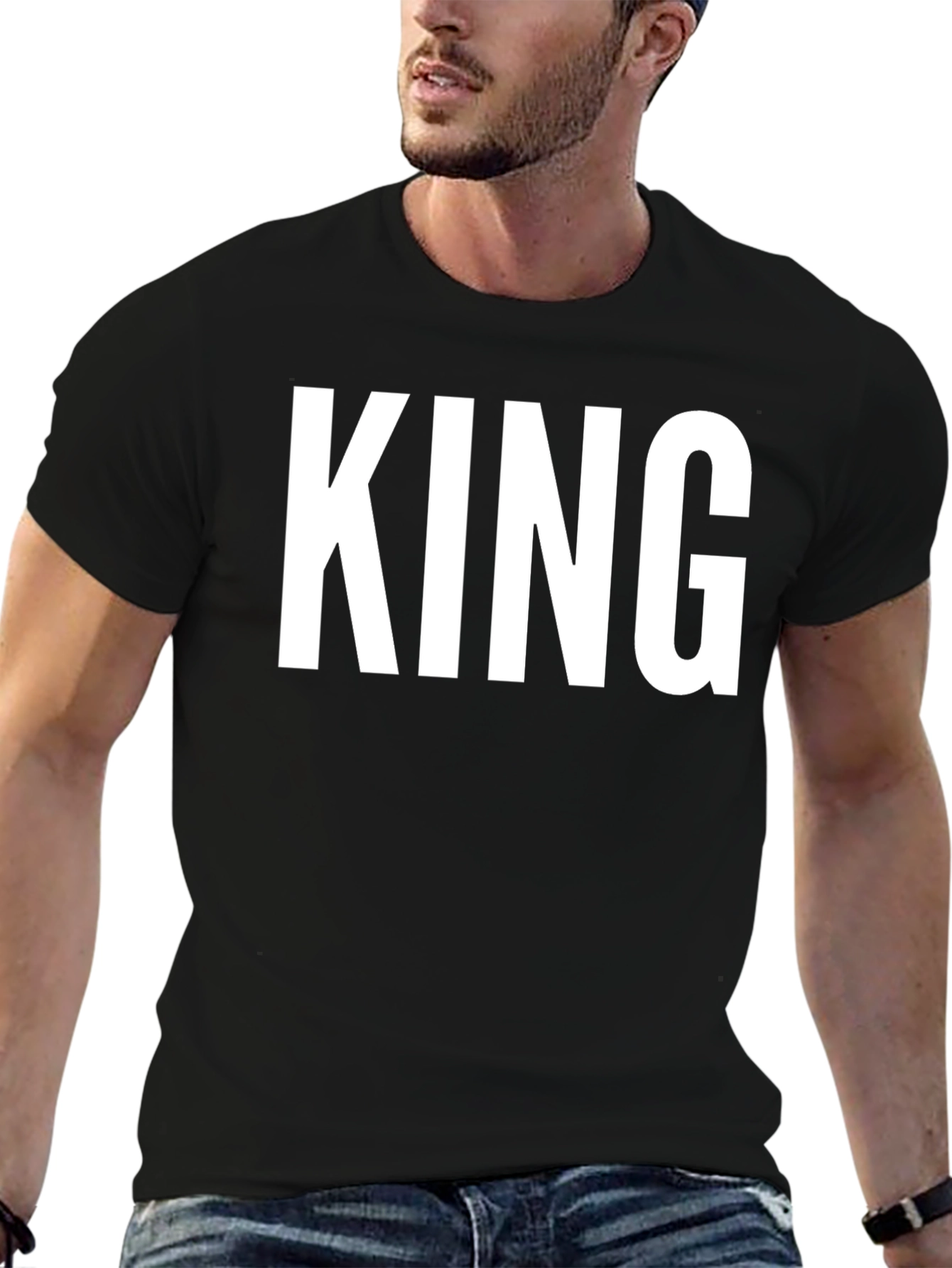 King Graphic Tee - Bold Statement T-Shirt