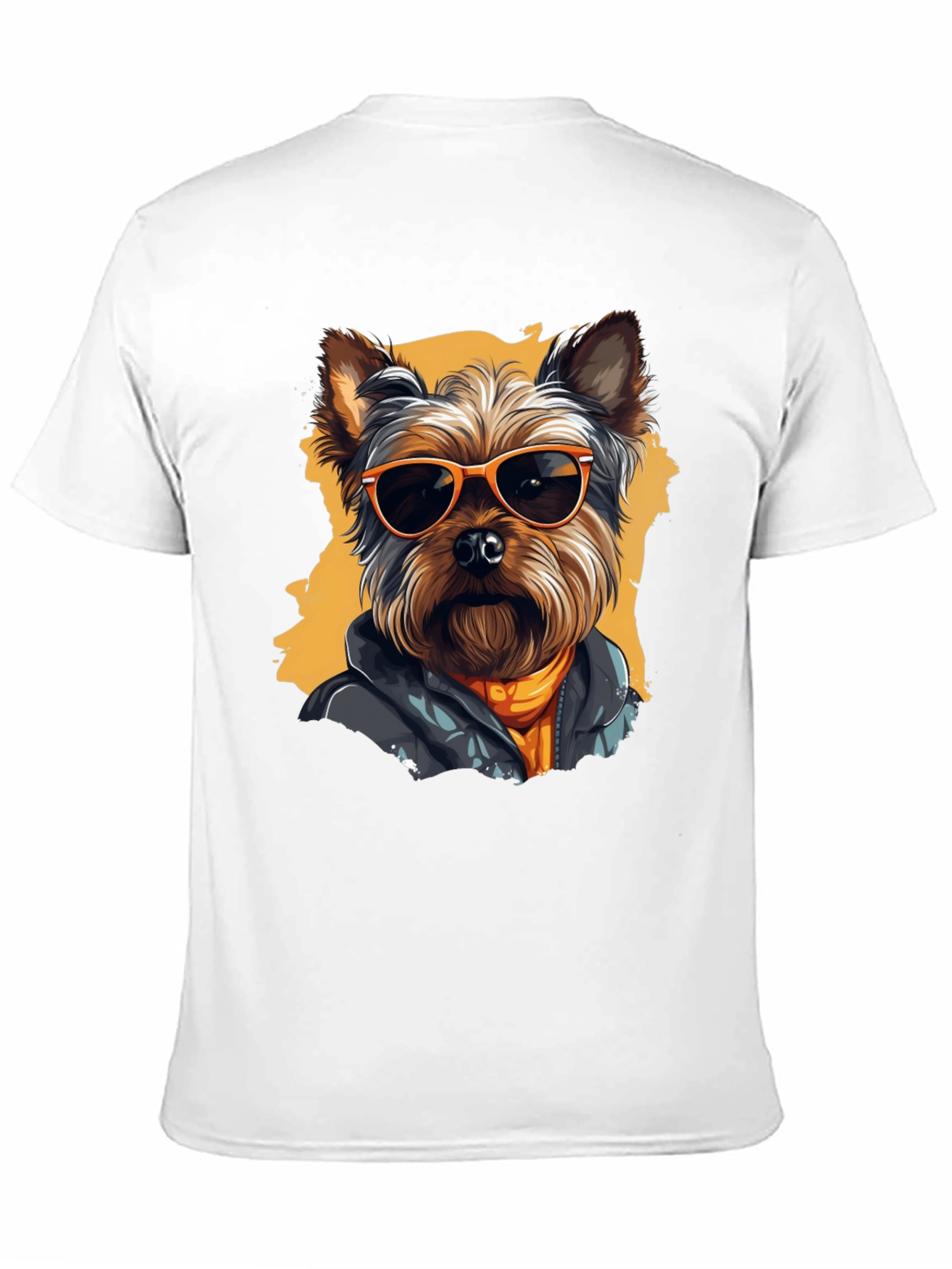 Cool Dog Graphic Tee - Trendy Yorkie T-Shirt