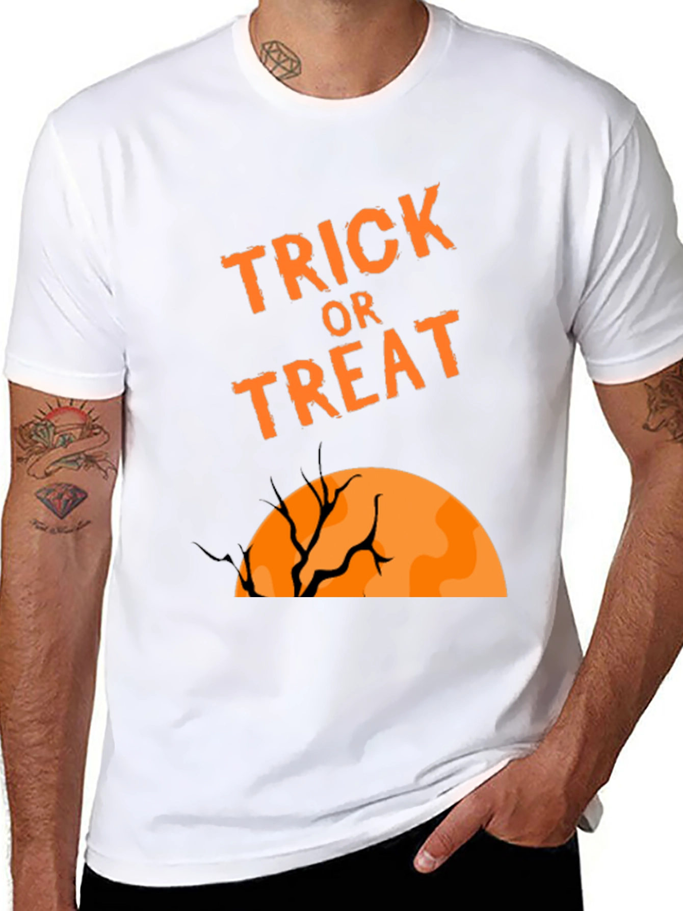 Trick or Treat Halloween Graphic Tee