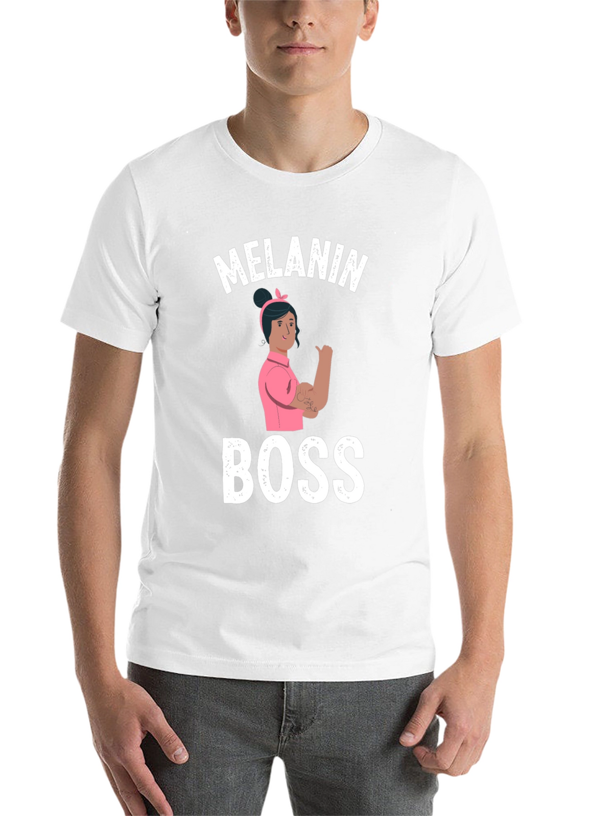 Melanin Boss T-Shirt - Empowering Womens Tee