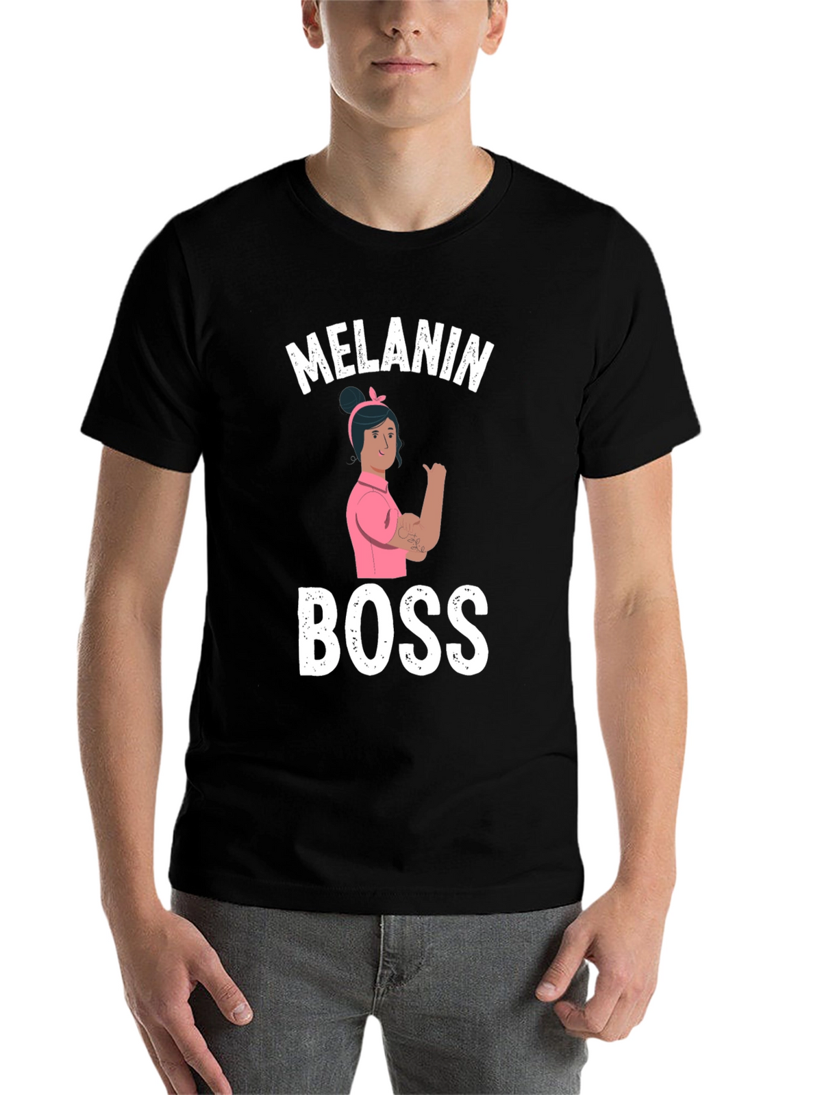 Melanin Boss T-Shirt - Empowering Womens Tee