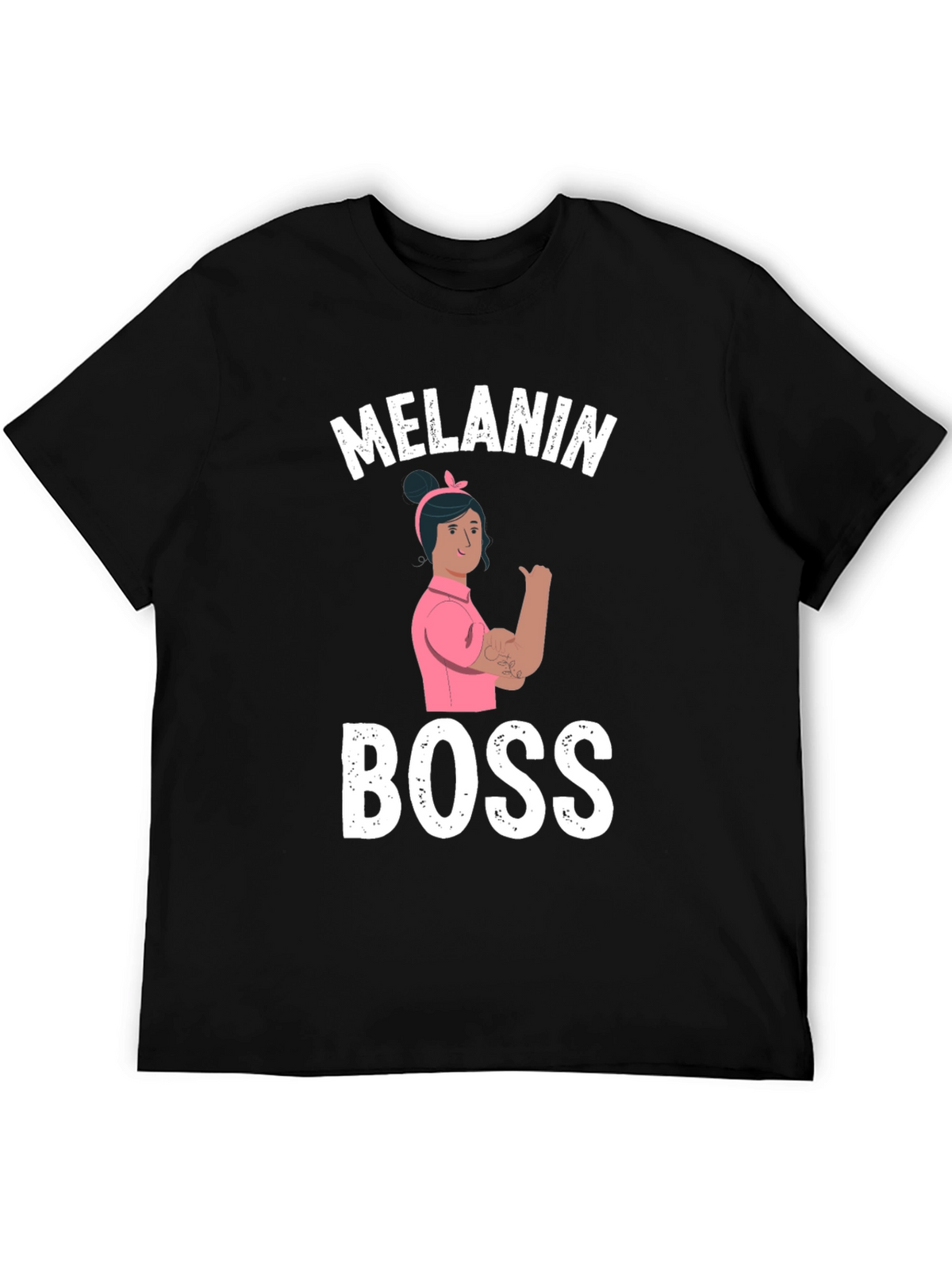 Melanin Boss T-Shirt - Empowering Womens Tee
