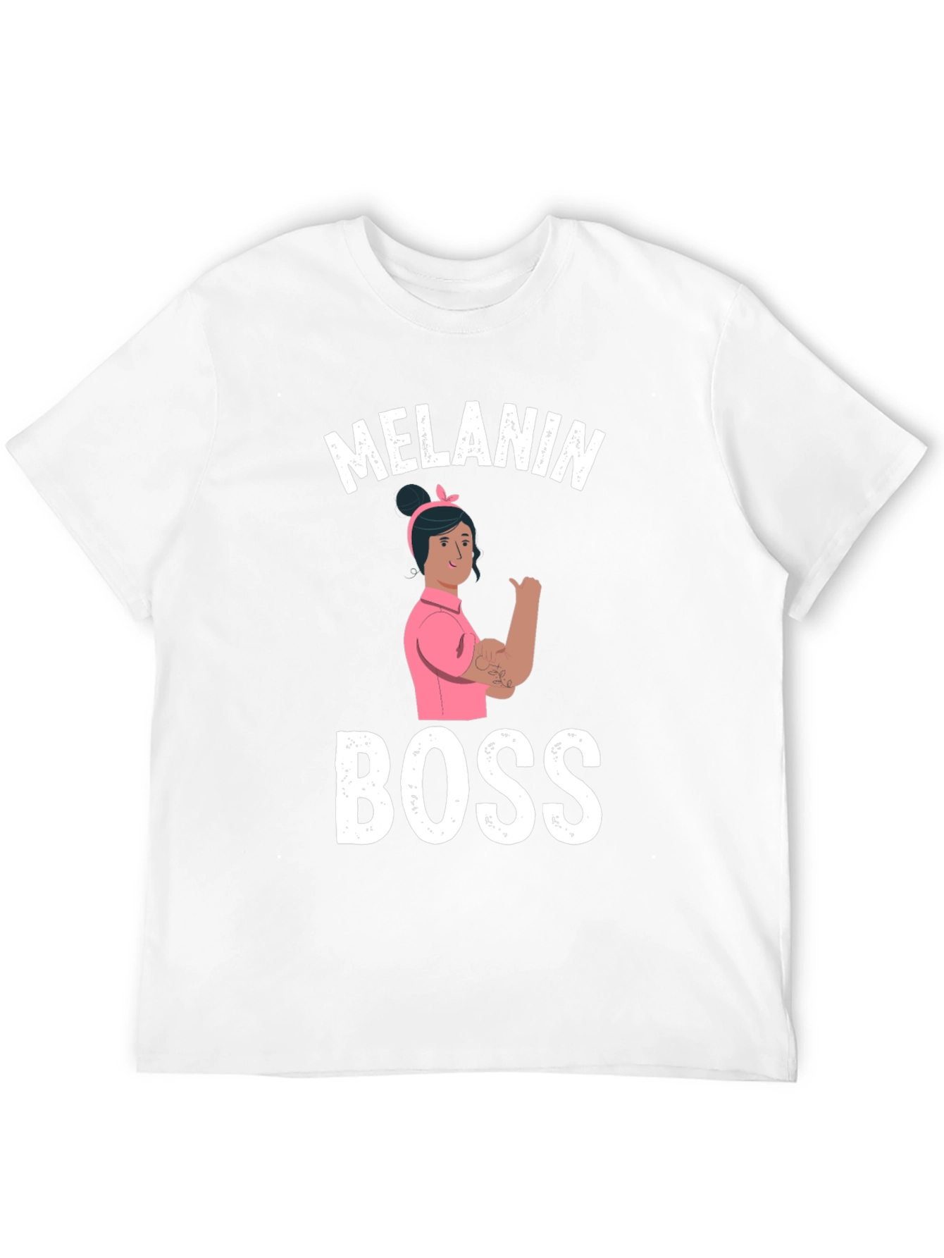 Melanin Boss T-Shirt - Empowering Womens Tee