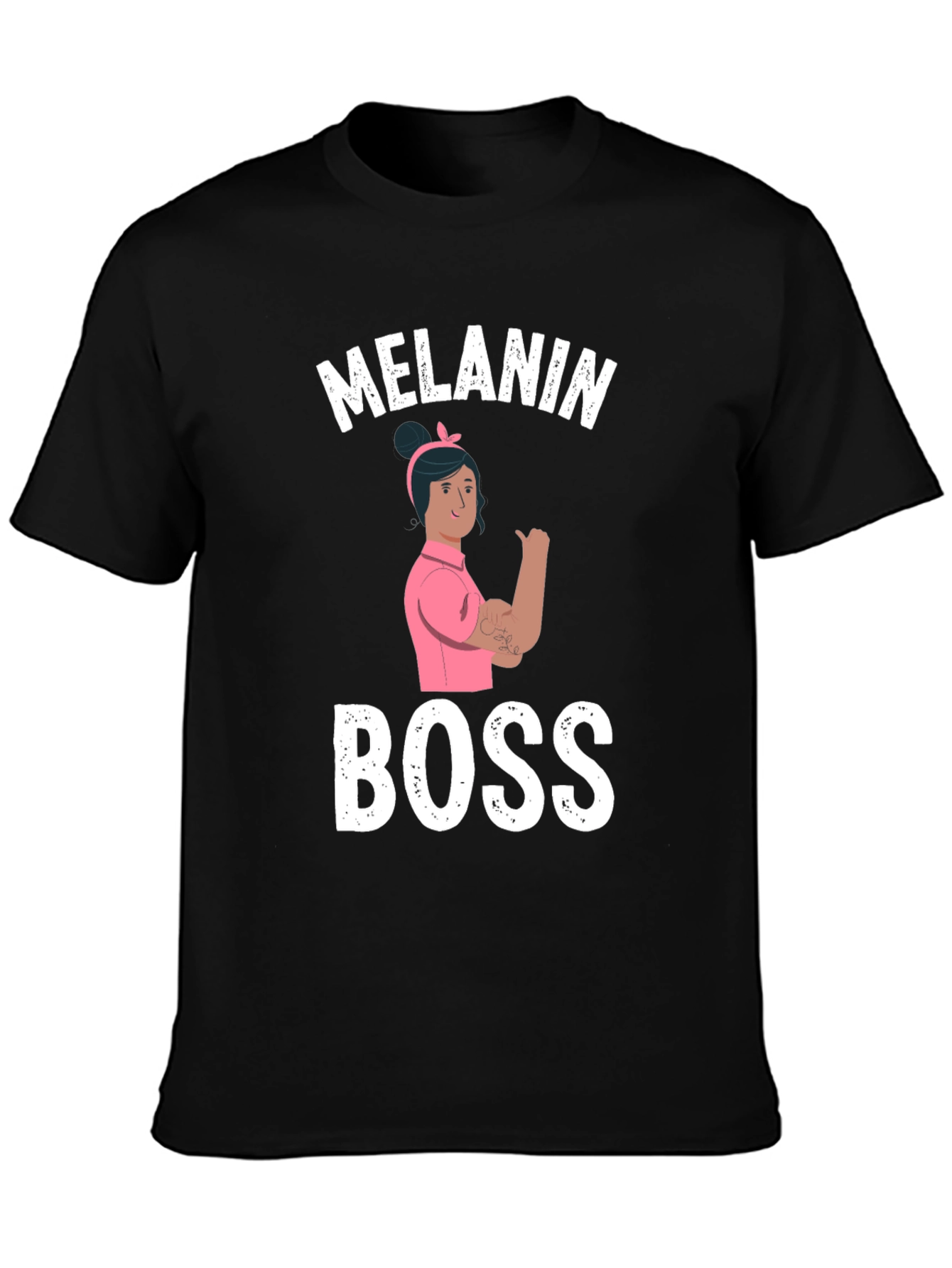 Melanin Boss T-Shirt - Empowering Womens Tee