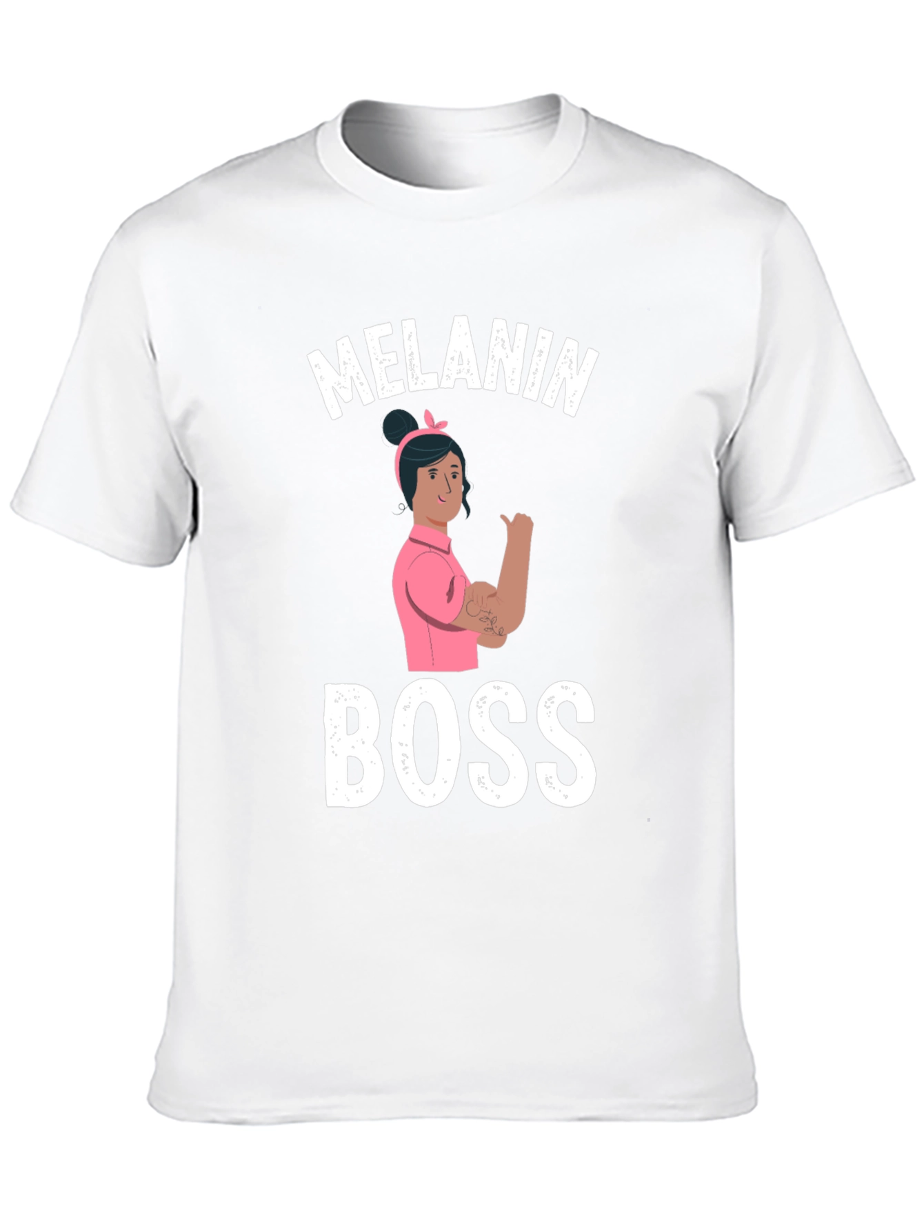 Melanin Boss T-Shirt - Empowering Womens Tee