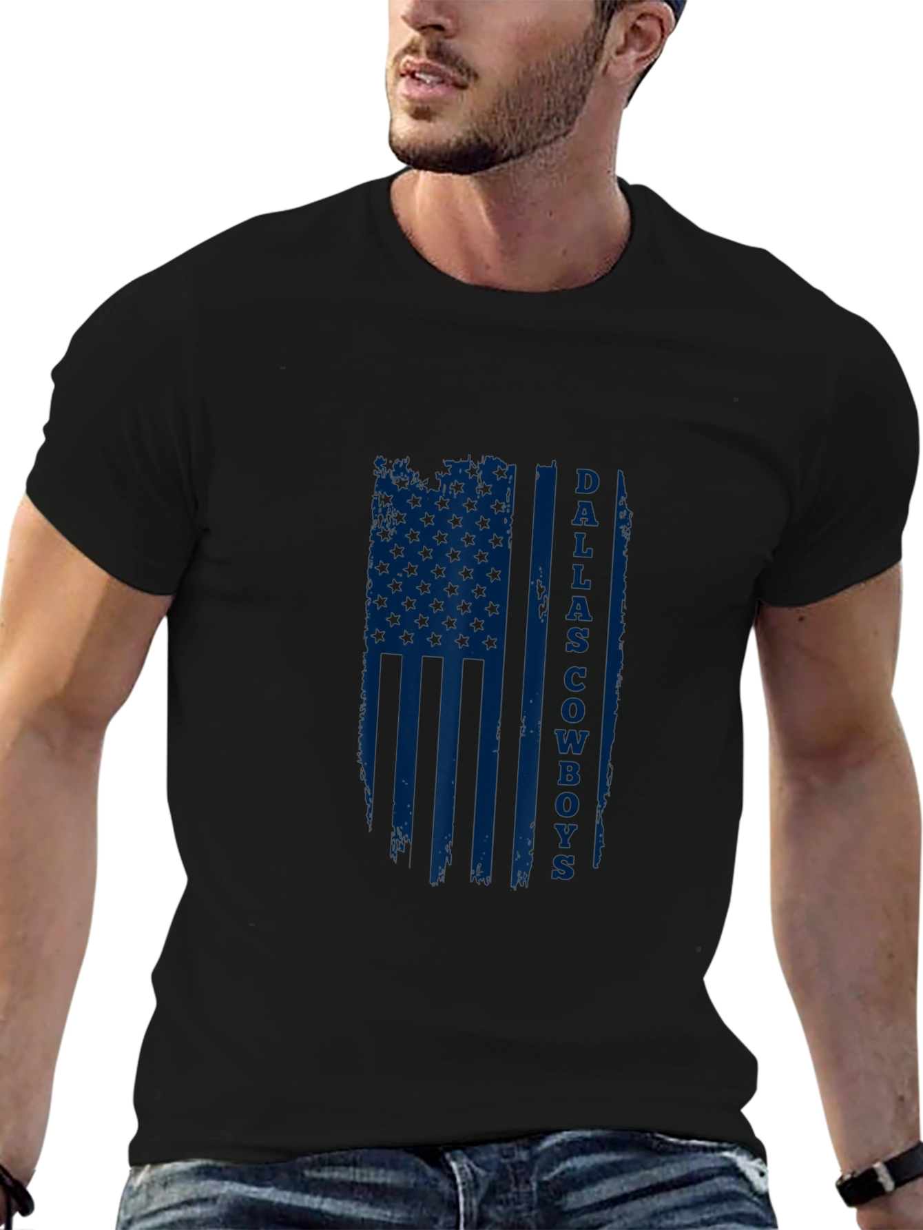 Dallas Cowboys Flag T-Shirt - Patriotic NFL Fan Apparel