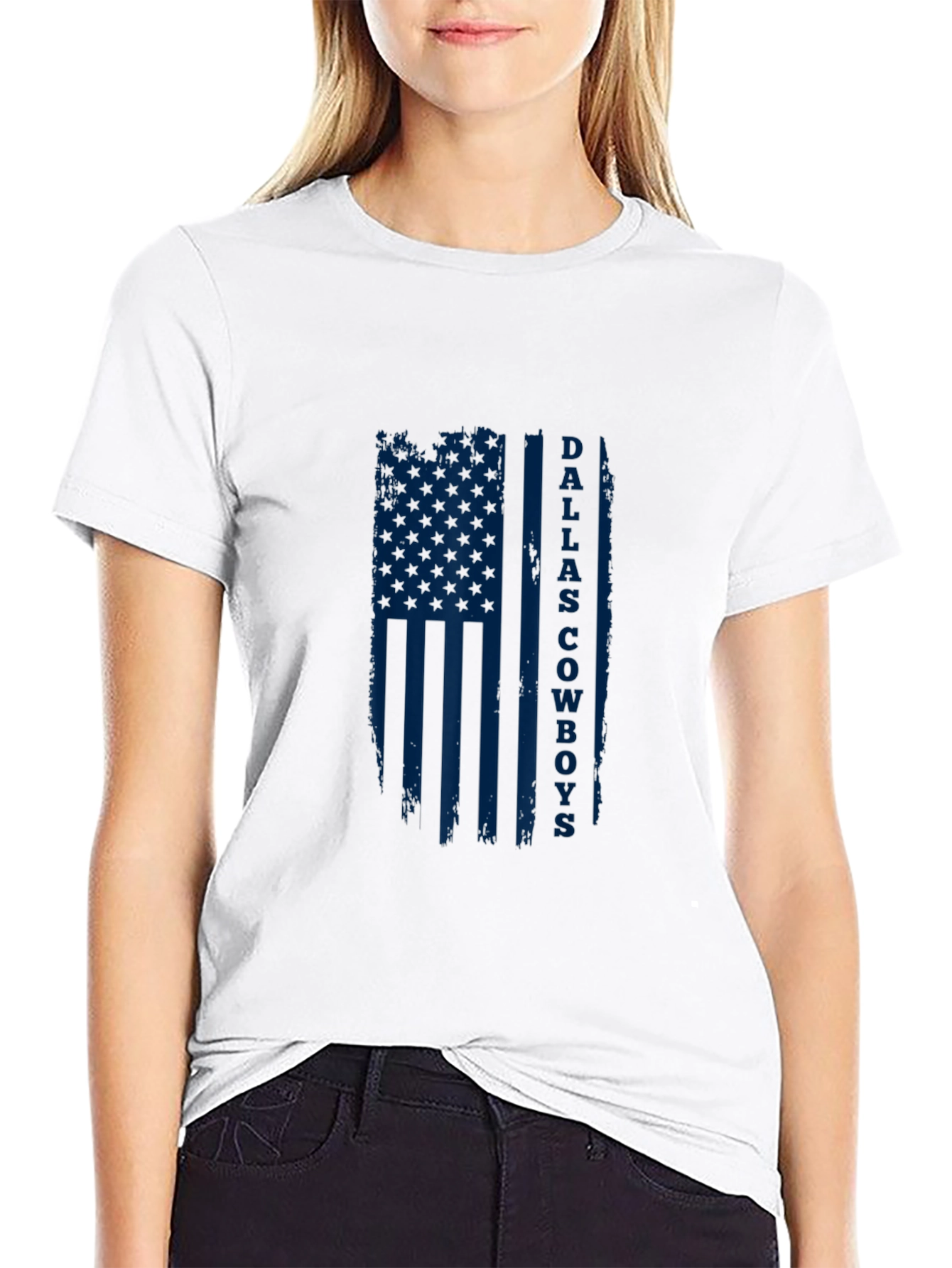 Dallas Cowboys Flag T-Shirt - Patriotic NFL Fan Apparel
