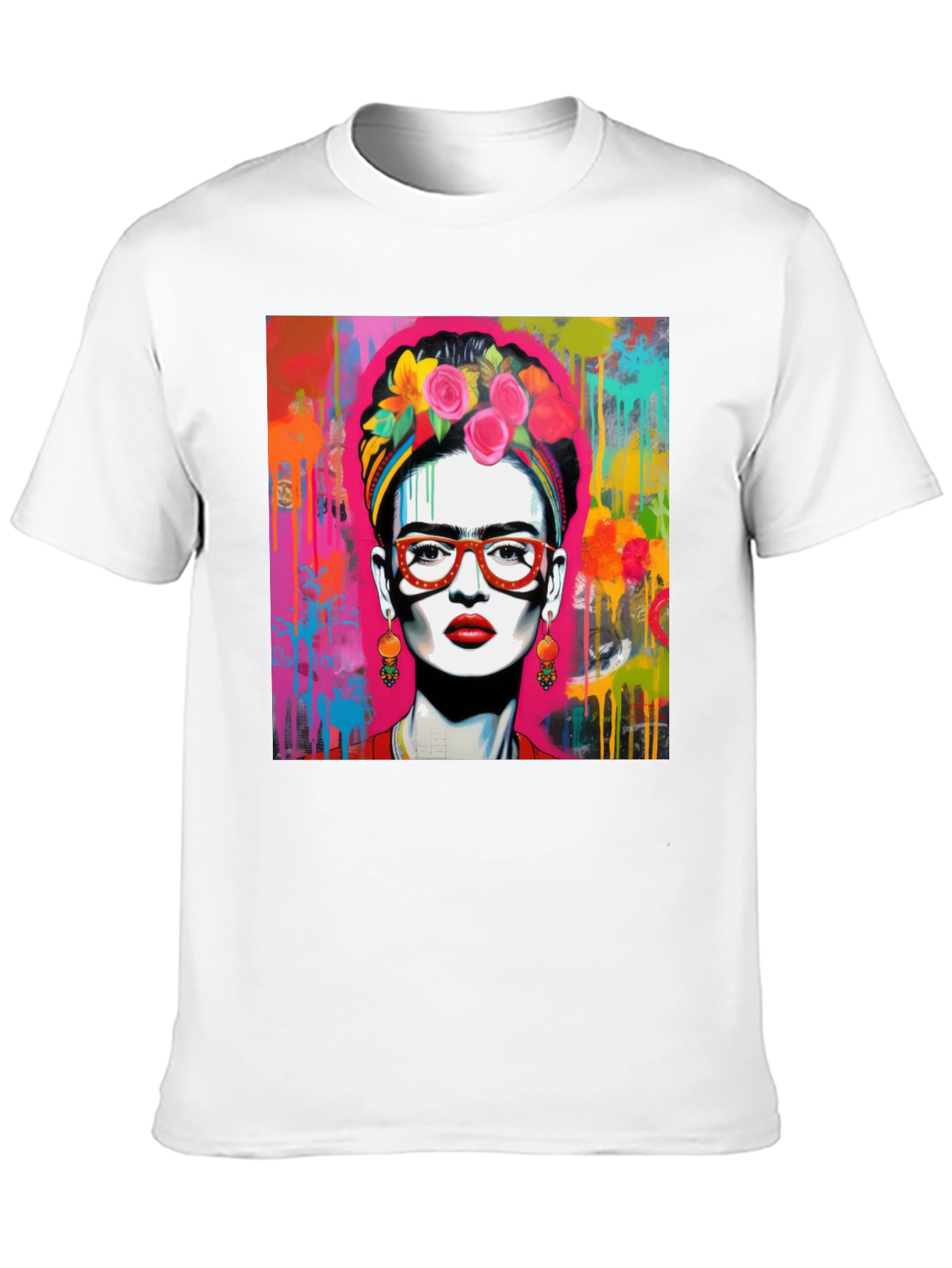 Frida Kahlo Art Graphic Tee - Stylish Unisex T-Shirt