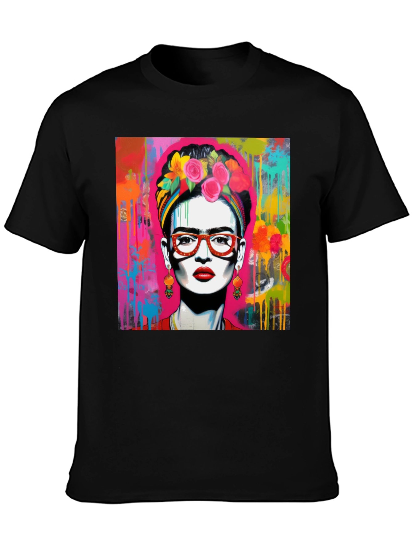 Frida Kahlo Art Graphic Tee - Stylish Unisex T-Shirt