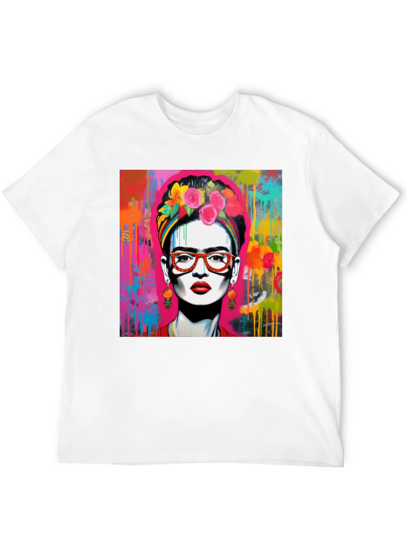 Frida Kahlo Art Graphic Tee - Stylish Unisex T-Shirt