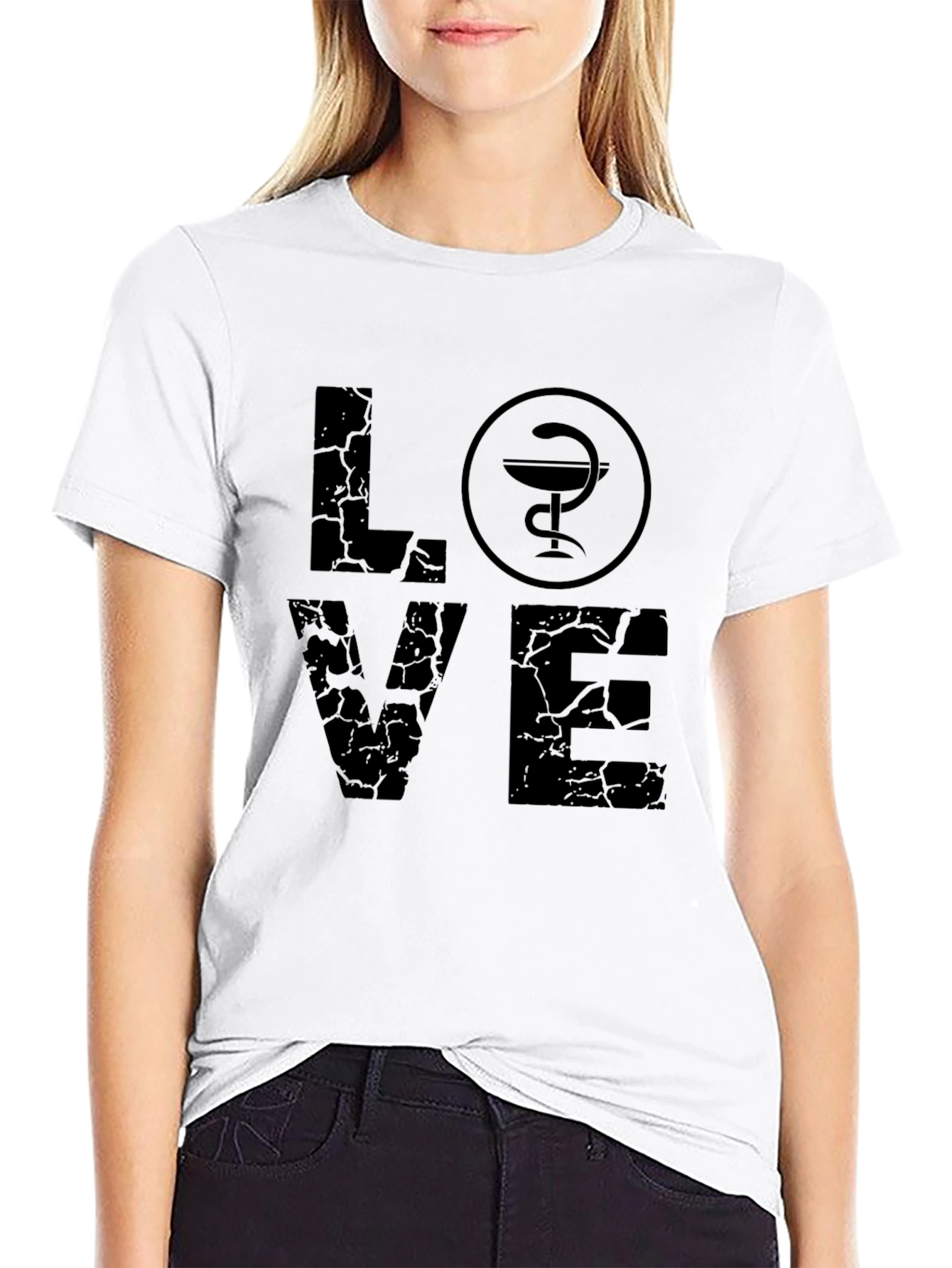 Love Pharmacy T-Shirt - Distressed Design