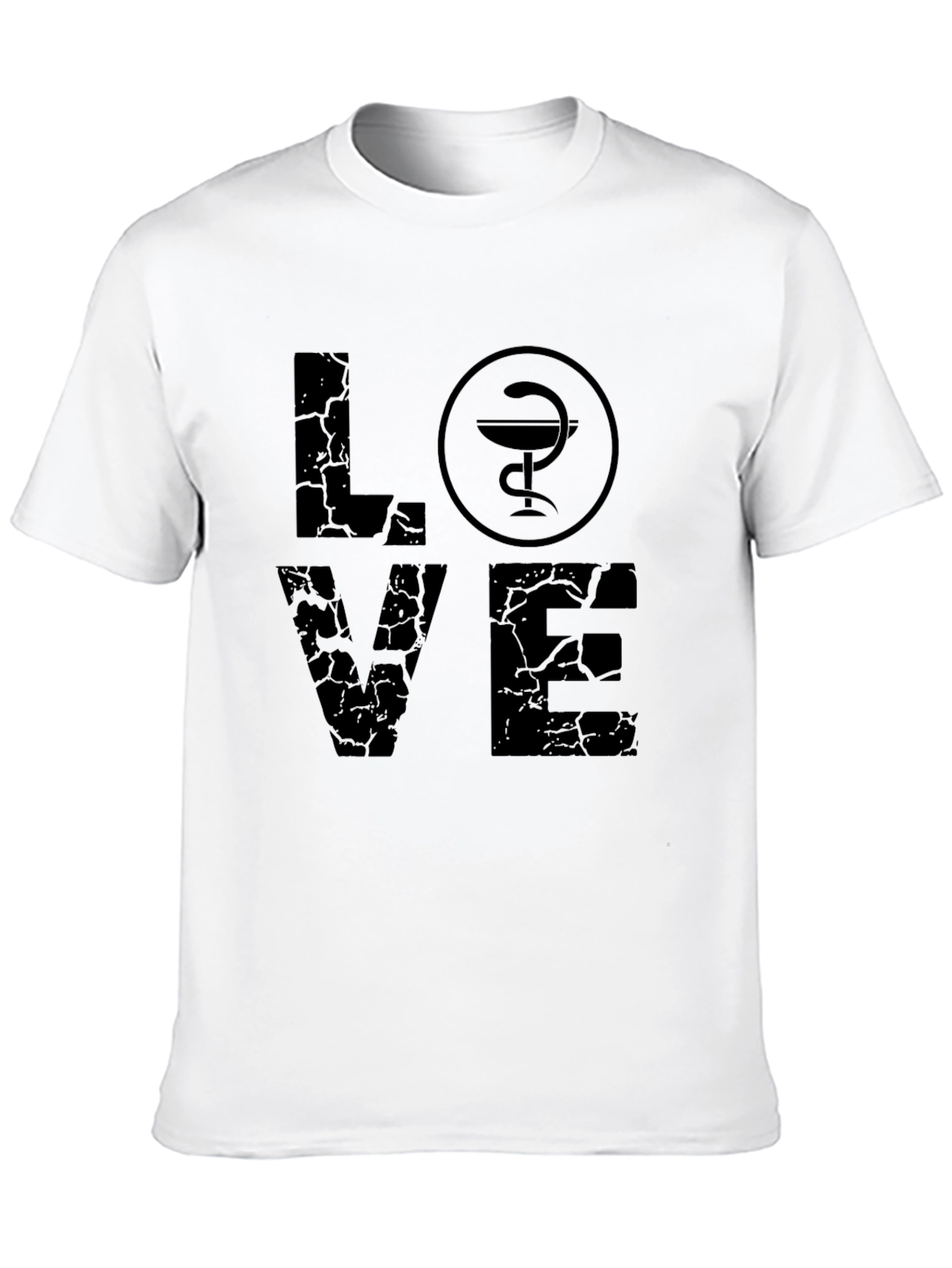 Love Pharmacy T-Shirt - Distressed Design