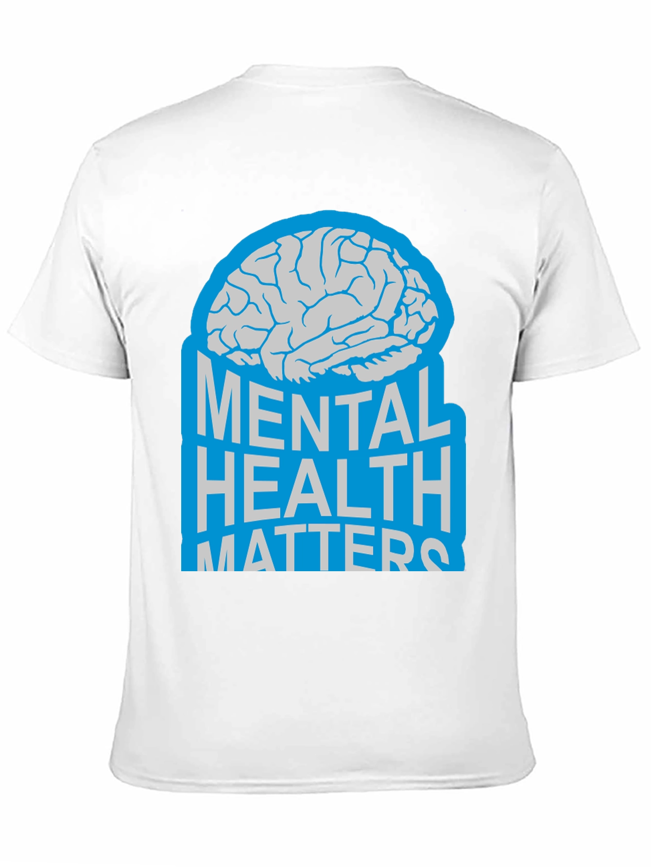 Mental Health Matters Brain Graphic T-Shirt