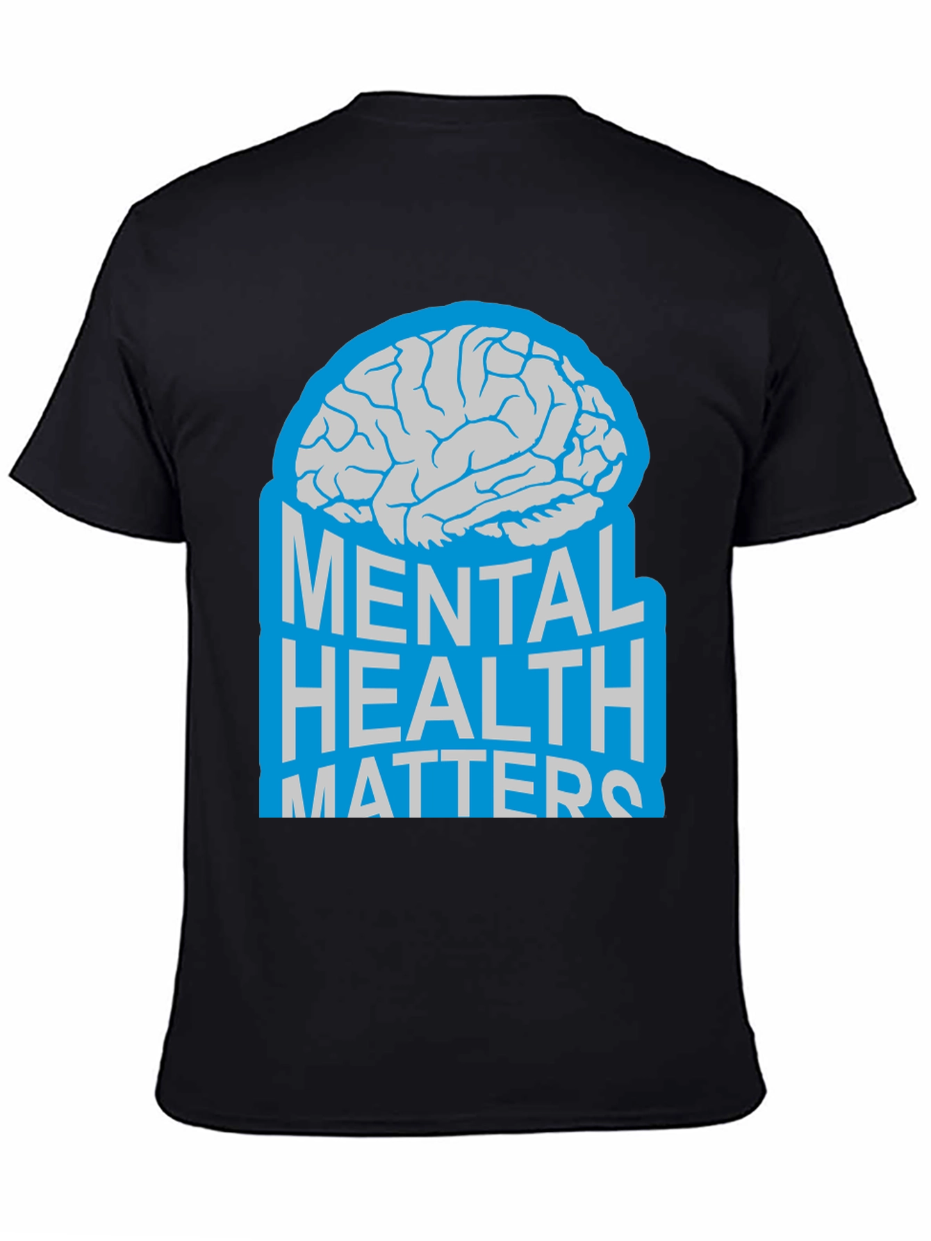 Mental Health Matters Brain Graphic T-Shirt