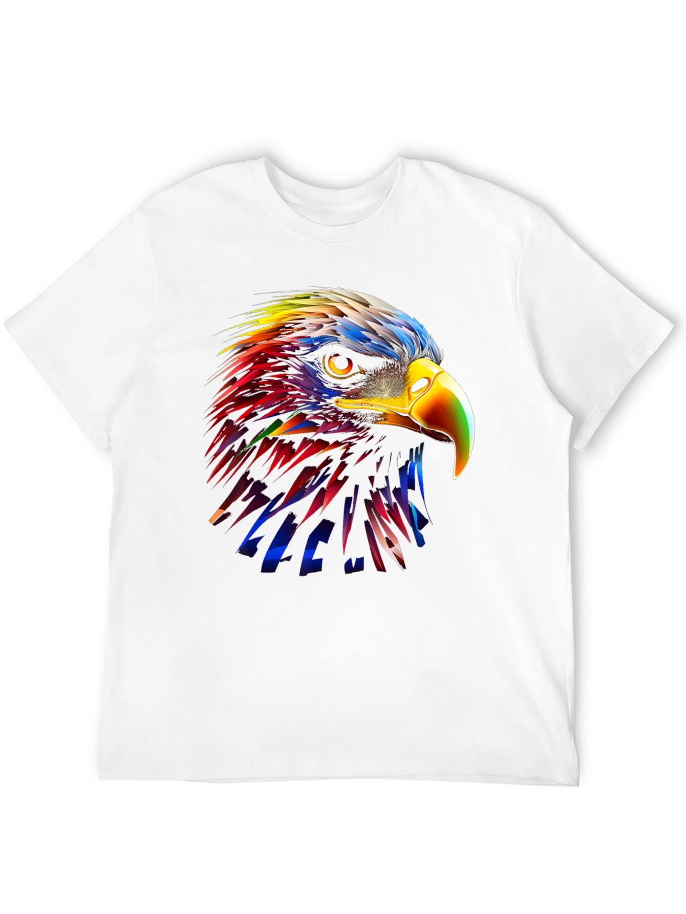 Vibrant Eagle Graphic T-Shirt - Bold Artistic Design