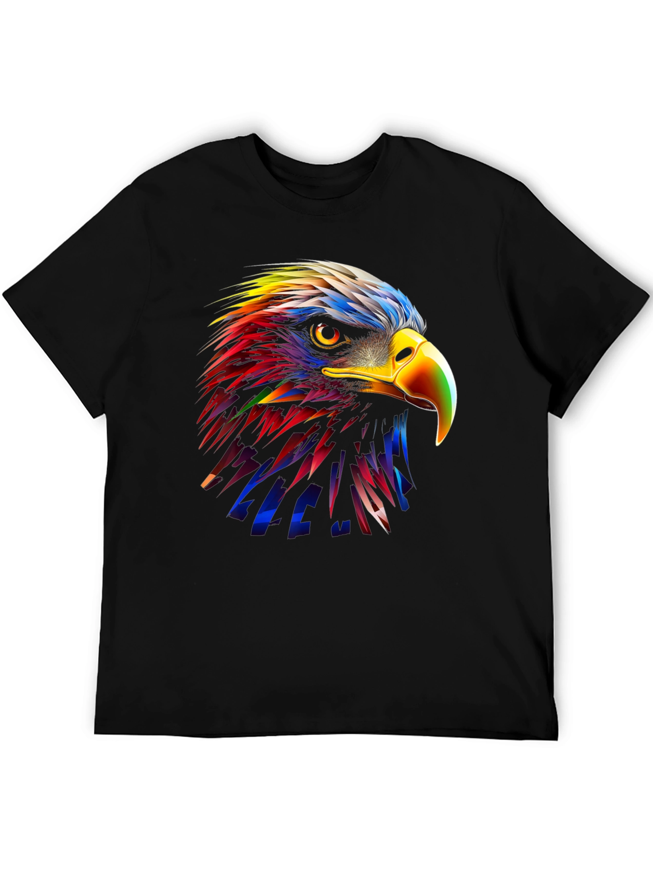 Vibrant Eagle Graphic T-Shirt - Bold Artistic Design