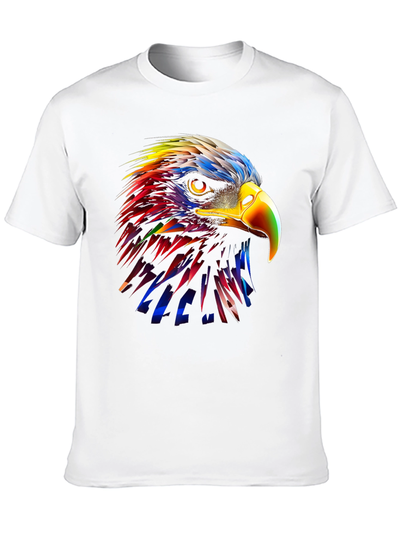 Vibrant Eagle Graphic T-Shirt - Bold Artistic Design
